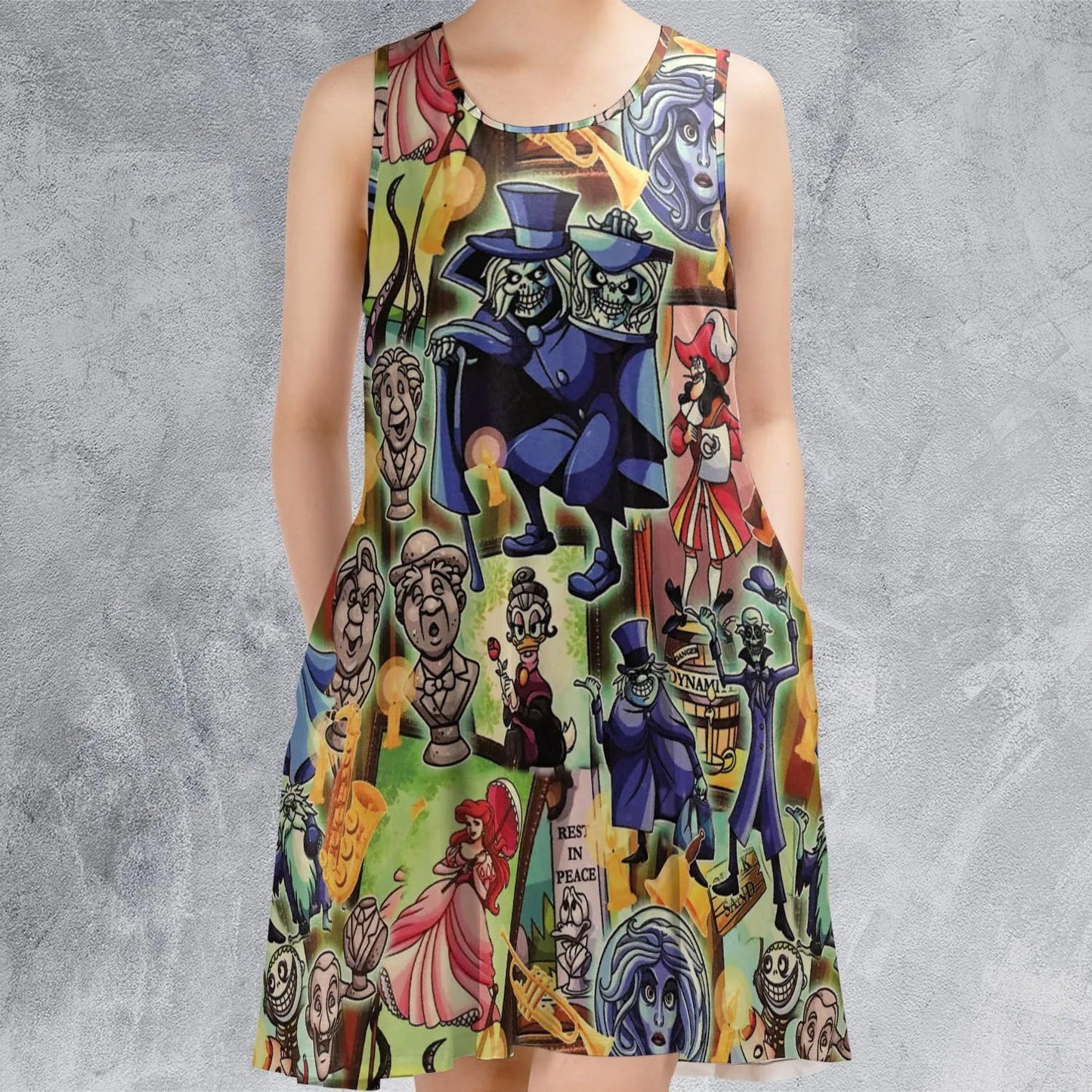 Casual Sleeveless Dress - 27DPRDSL