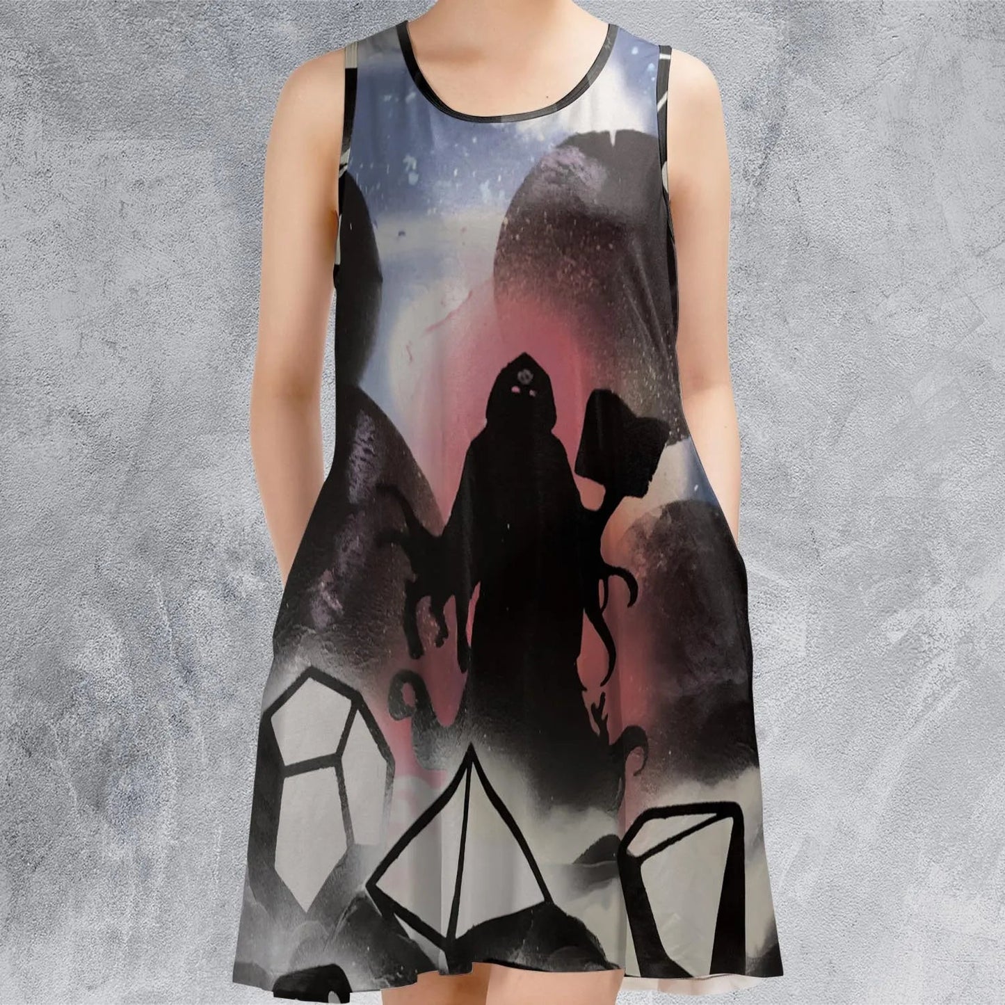 Casual Sleeveless Dress - 3X4LVTBW