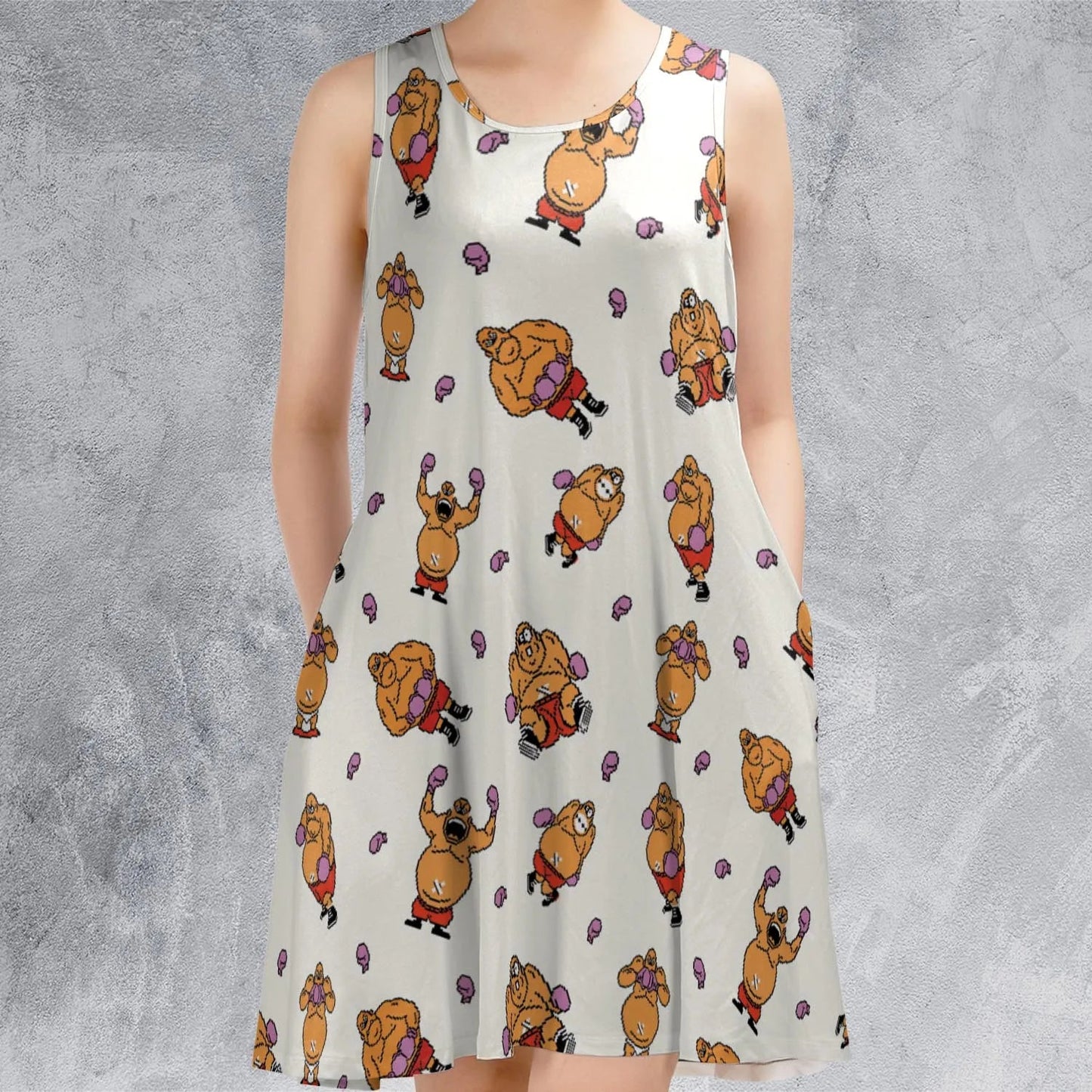 Casual Sleeveless Dress - HAA9ZMVE