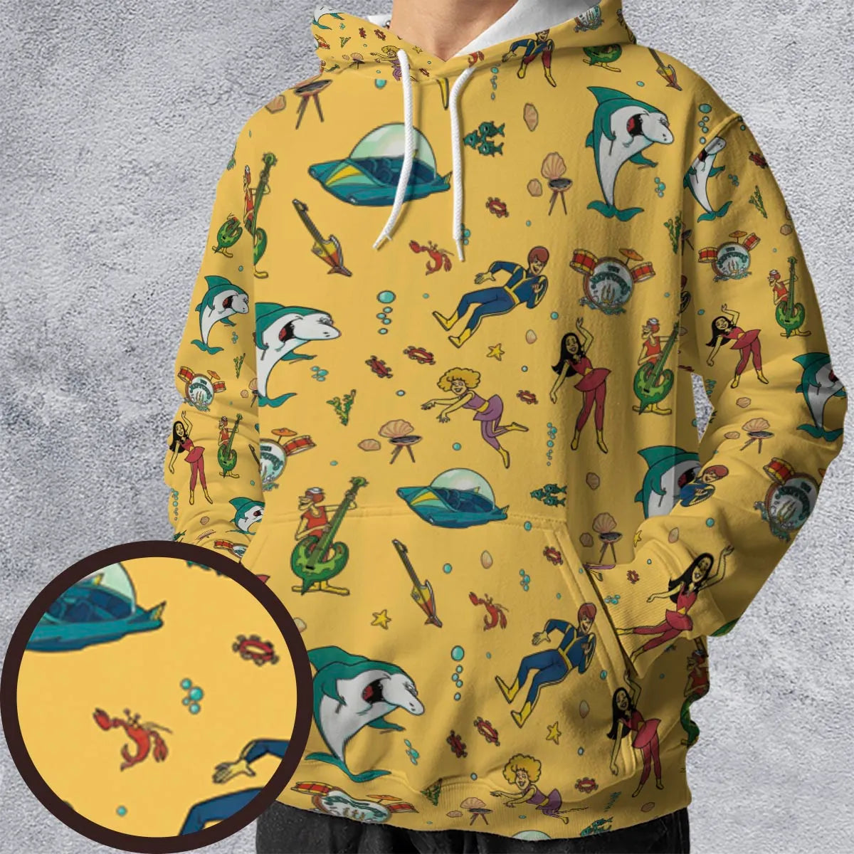 Full Print Hoodie - 7VB7WLDC