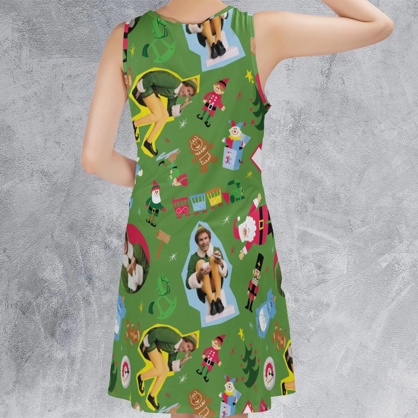 Casual Sleeveless Dress - NPFGDP3T