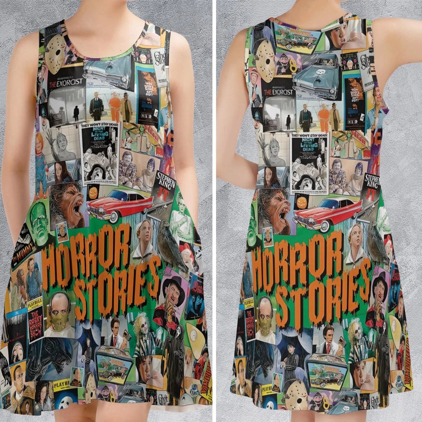 Casual Sleeveless Dress - D1S1P29F