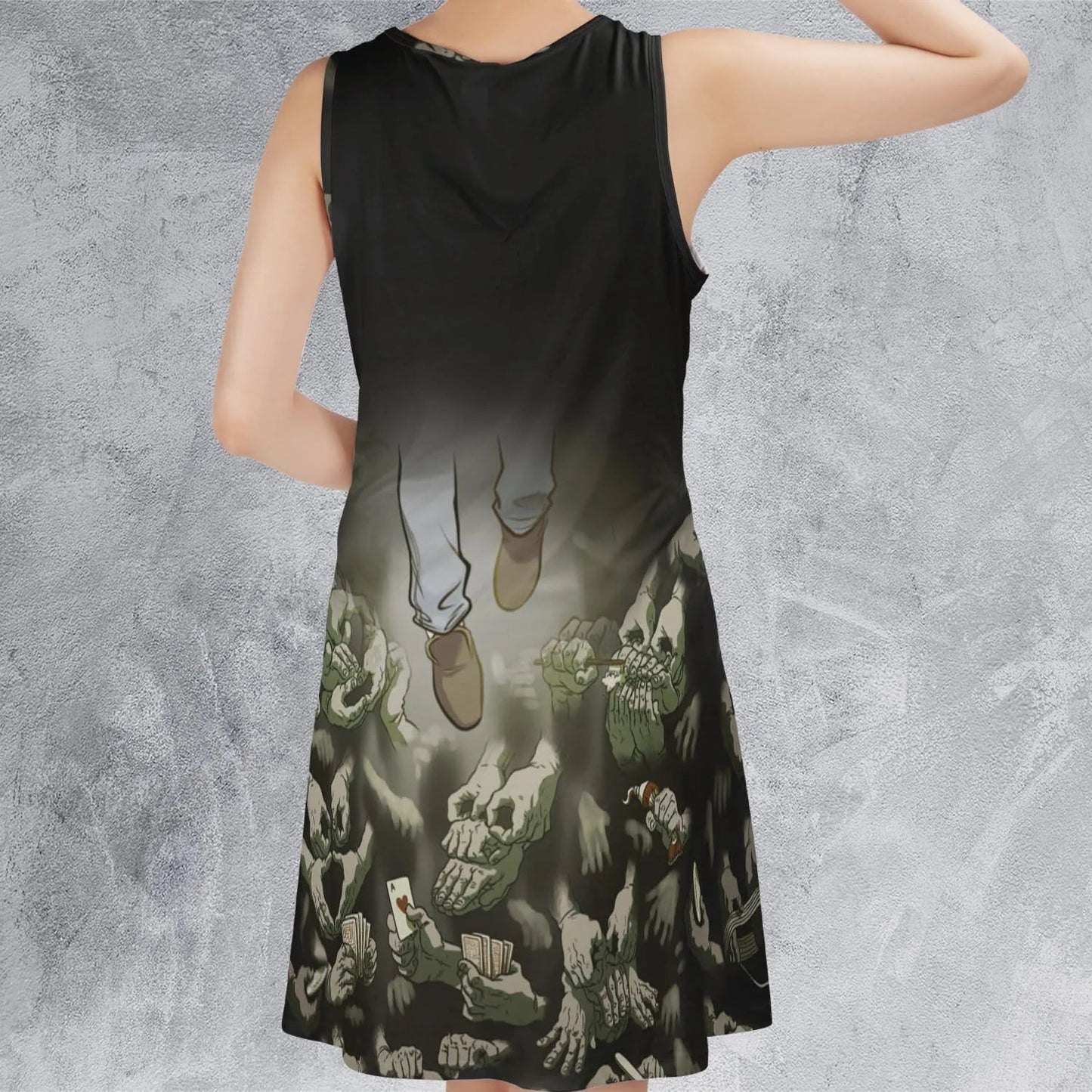 Casual Sleeveless Dress - RUY1U4R1