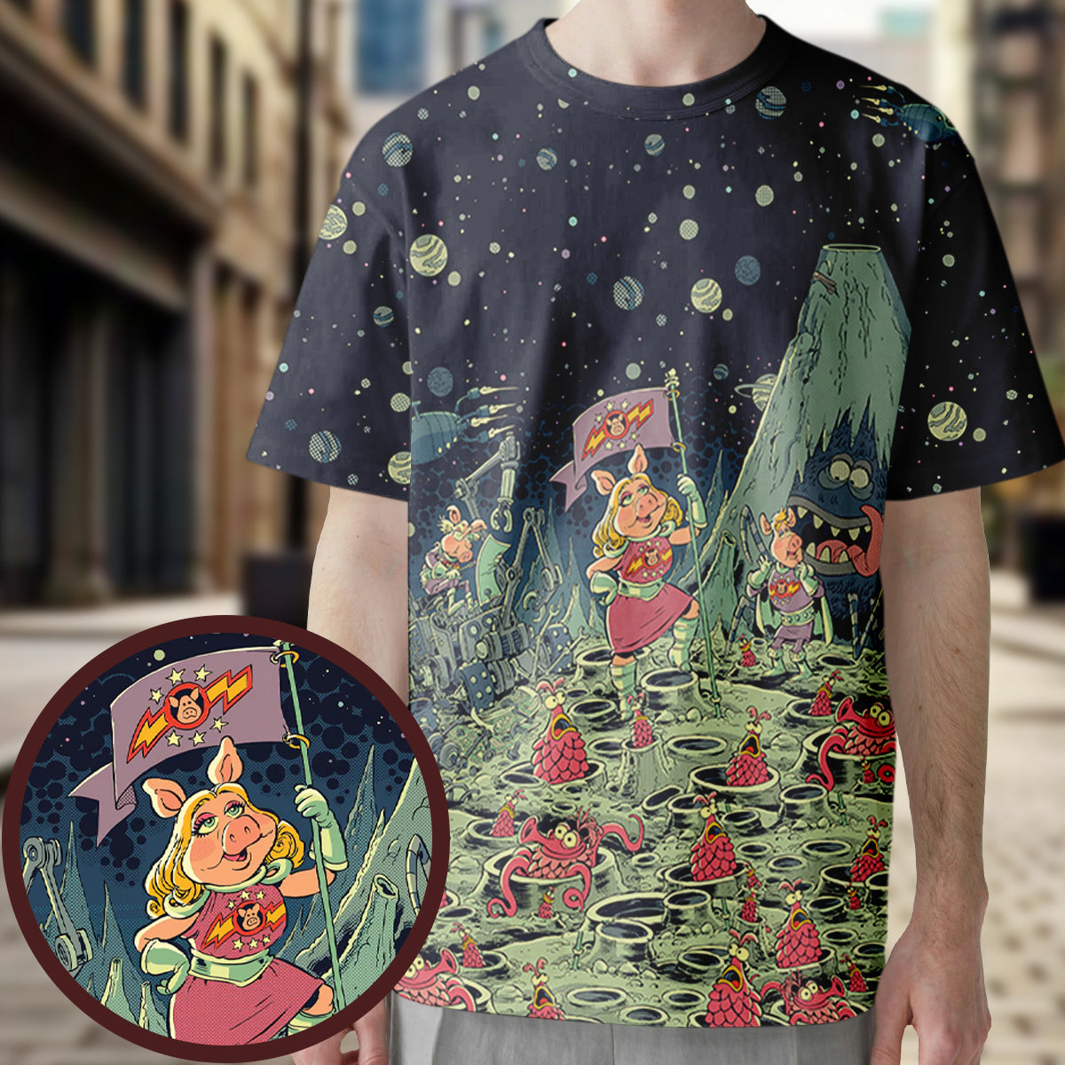 Full Print T-Shirt - 8F7DSAUQ