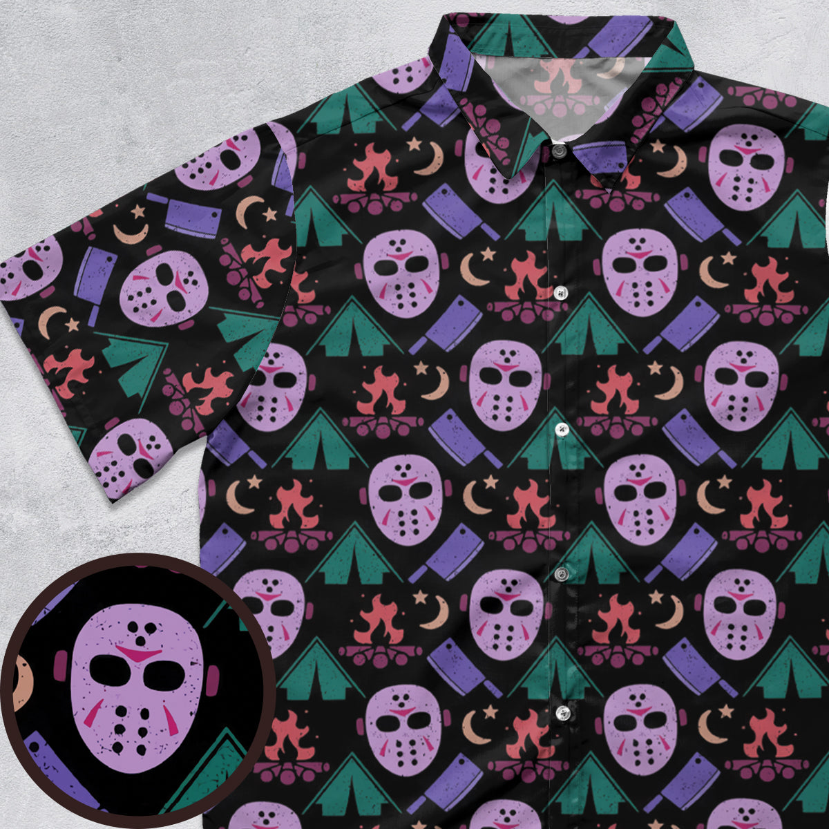 Short Sleeve Button Shirt - CXSVMZWF