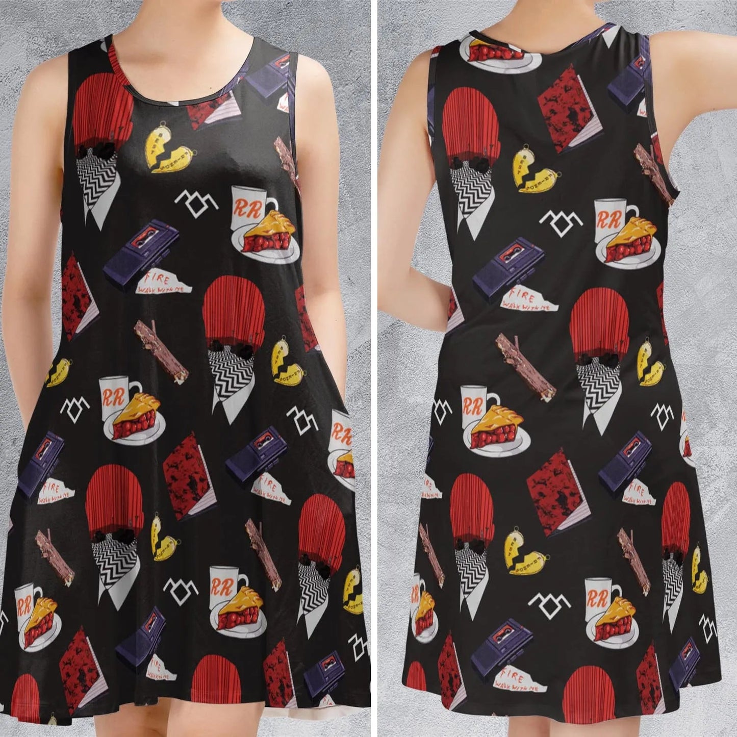 Casual Sleeveless Dress - R6LNF9XZ
