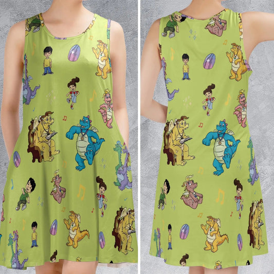 Casual Sleeveless Dress - CGY96GC6