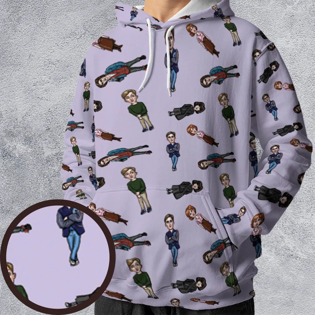 Full Print Hoodie - VL8XFR57