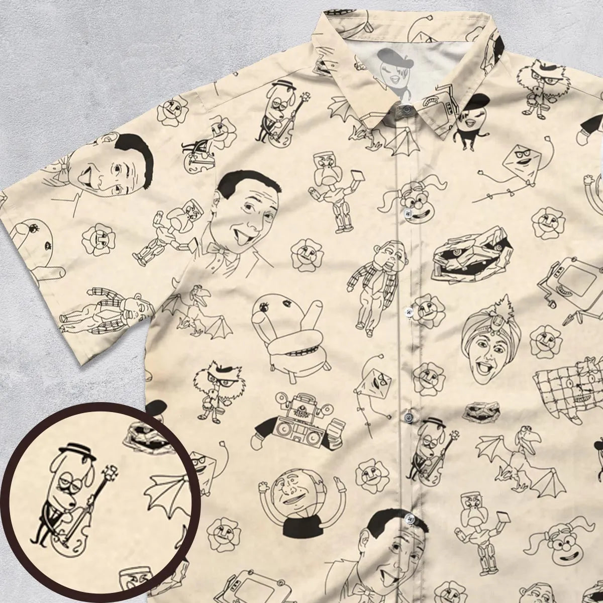 Short Sleeve Button Shirt - JHEGNGBJ