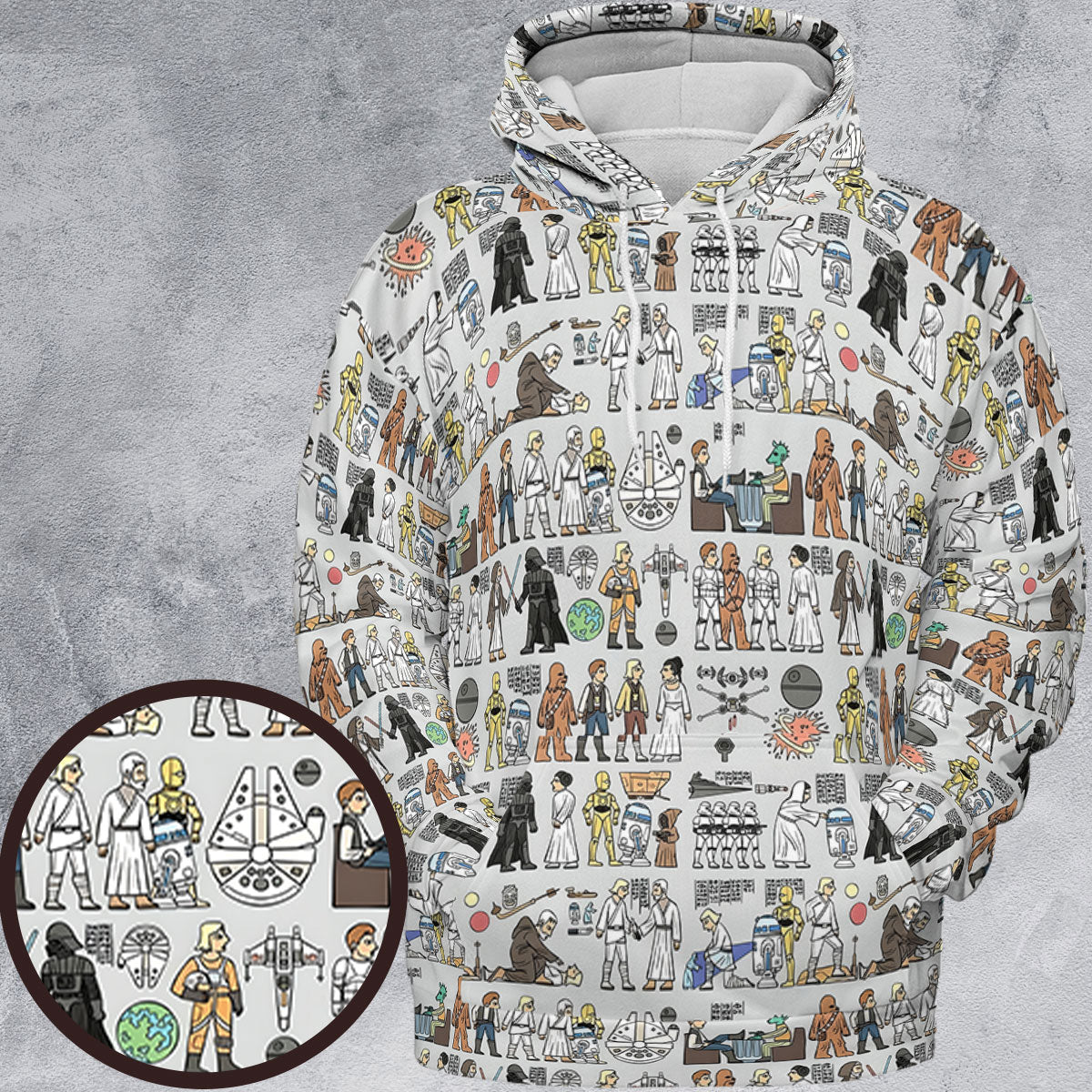 Full Print Hoodie - 7TYHGBQ7