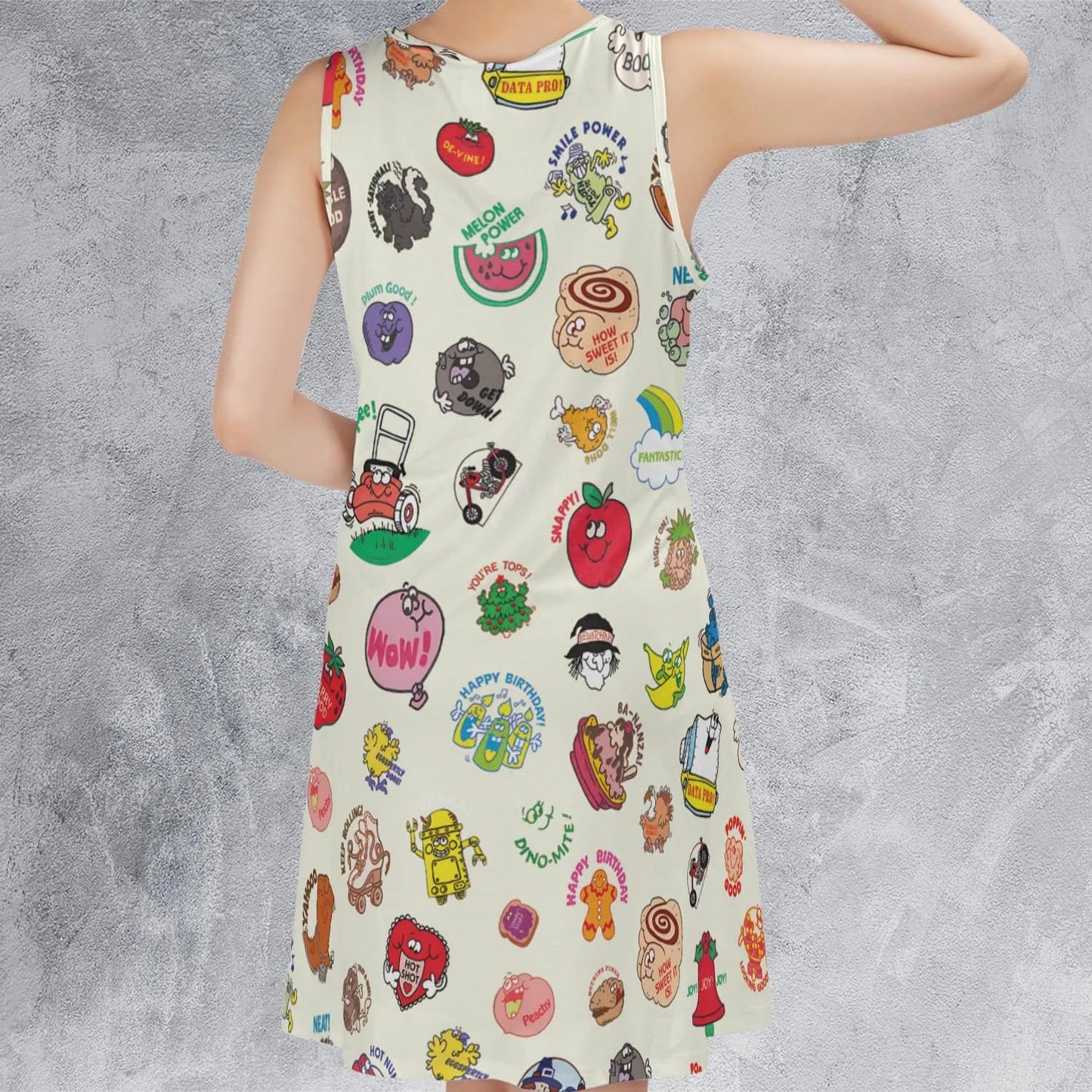 Casual Sleeveless Dress - JV2X6B66