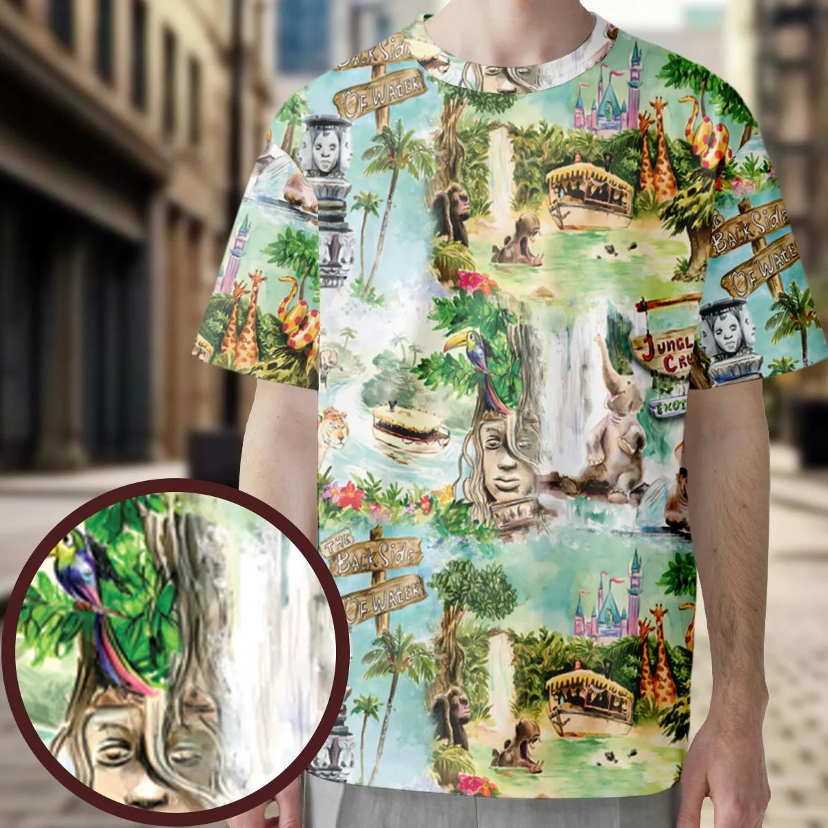Full Print T-Shirt - 716H5EJF