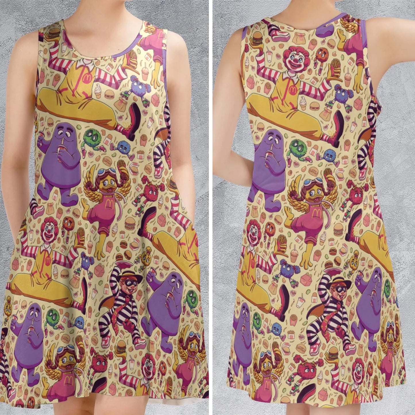 Casual Sleeveless Dress - PUAEZFJE