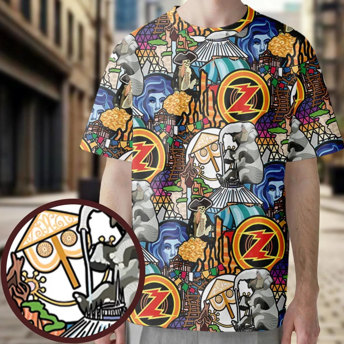 Full Print T-Shirt - F69YHFYU