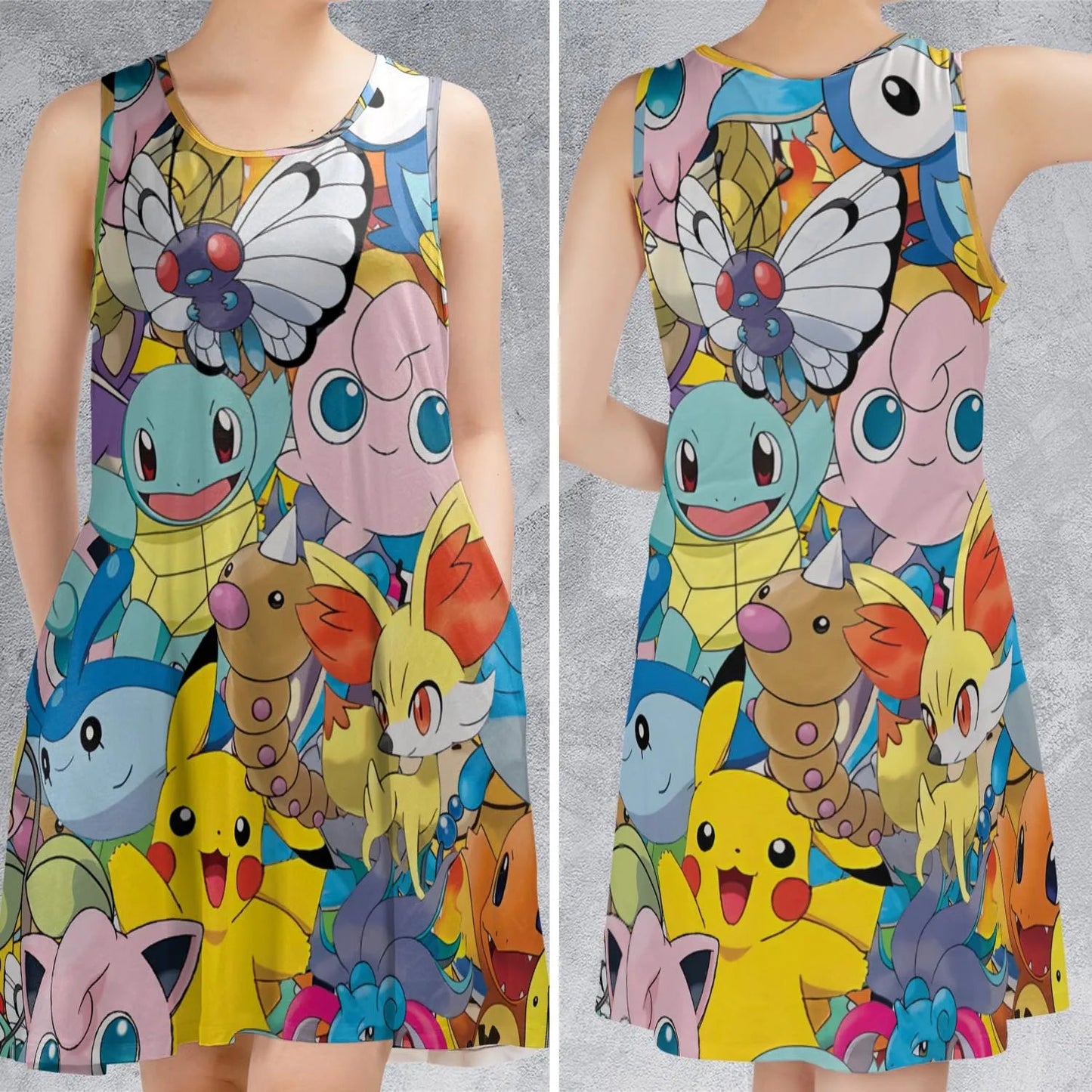 Casual Sleeveless Dress - L61FY5GR