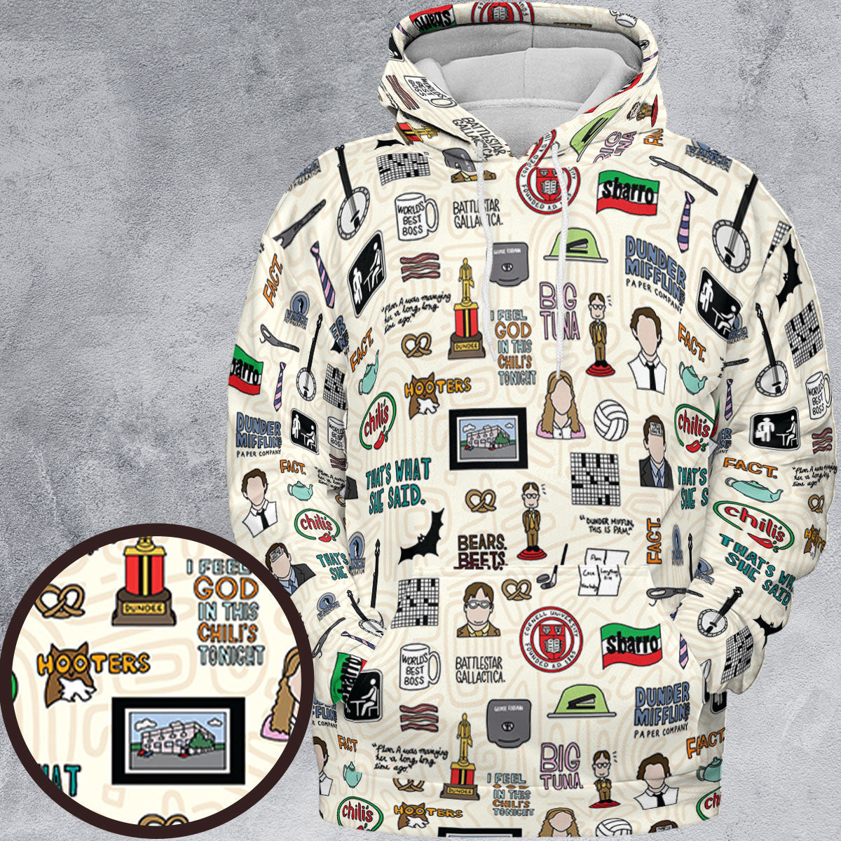 Full Print Hoodie - E9X89TRB