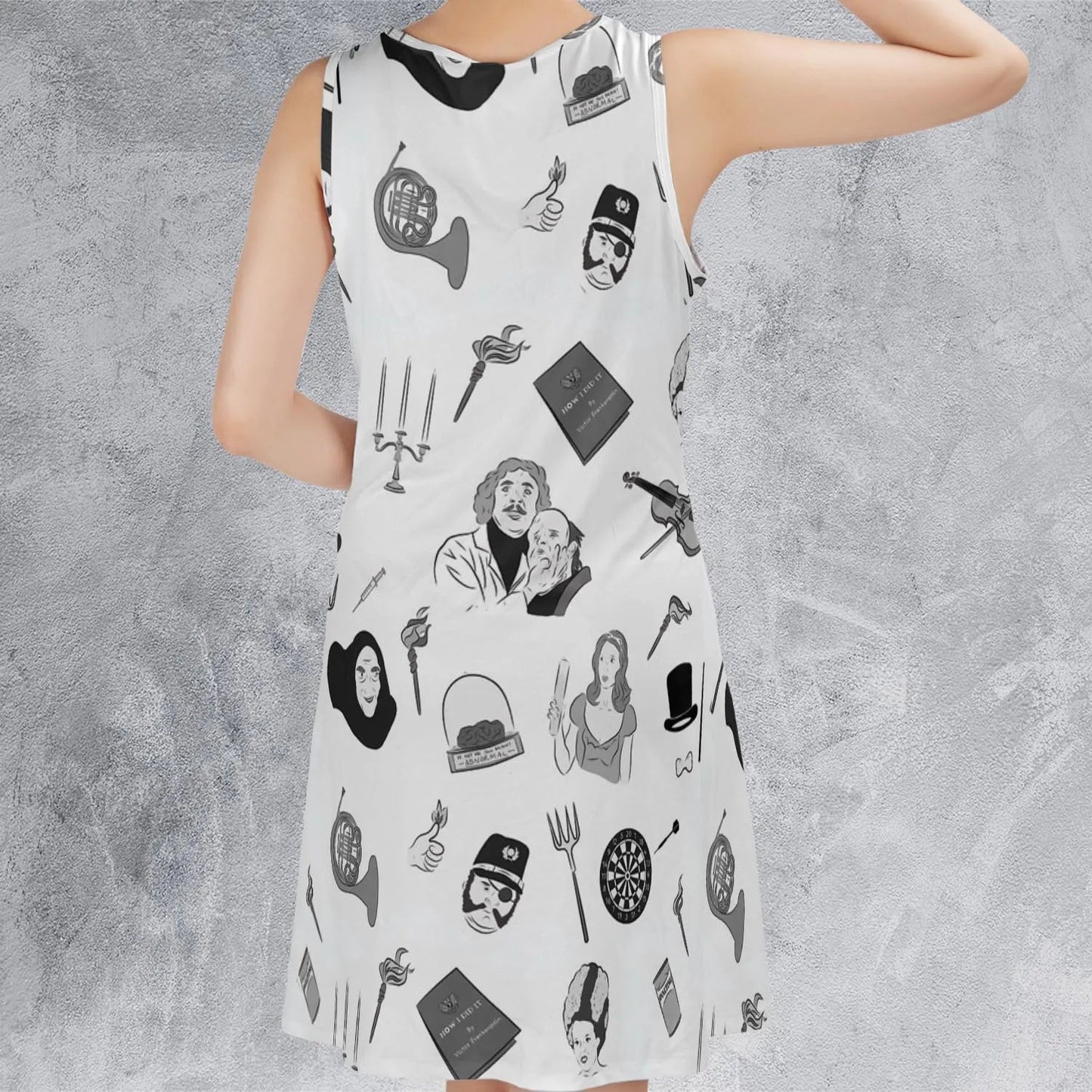 Casual Sleeveless Dress - G89KZH3Z