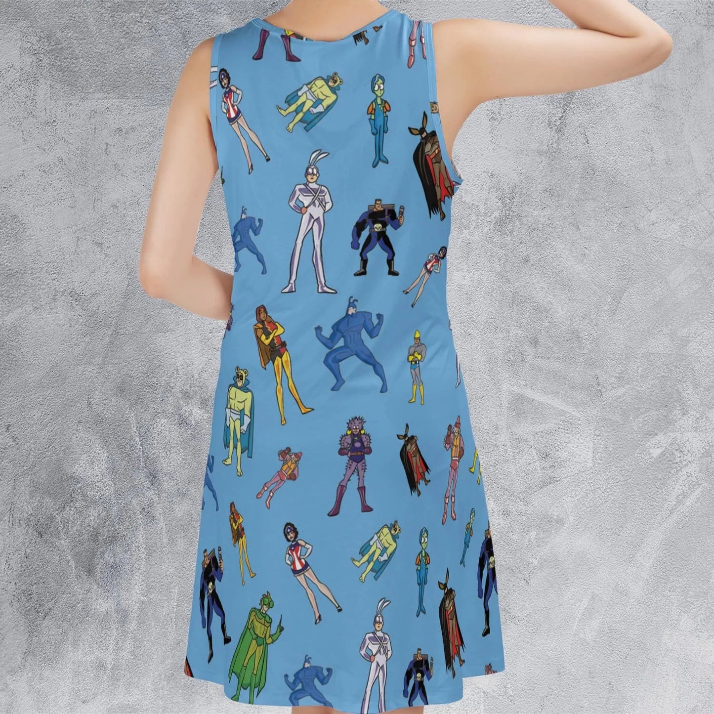 Casual Sleeveless Dress - LMBX97MW