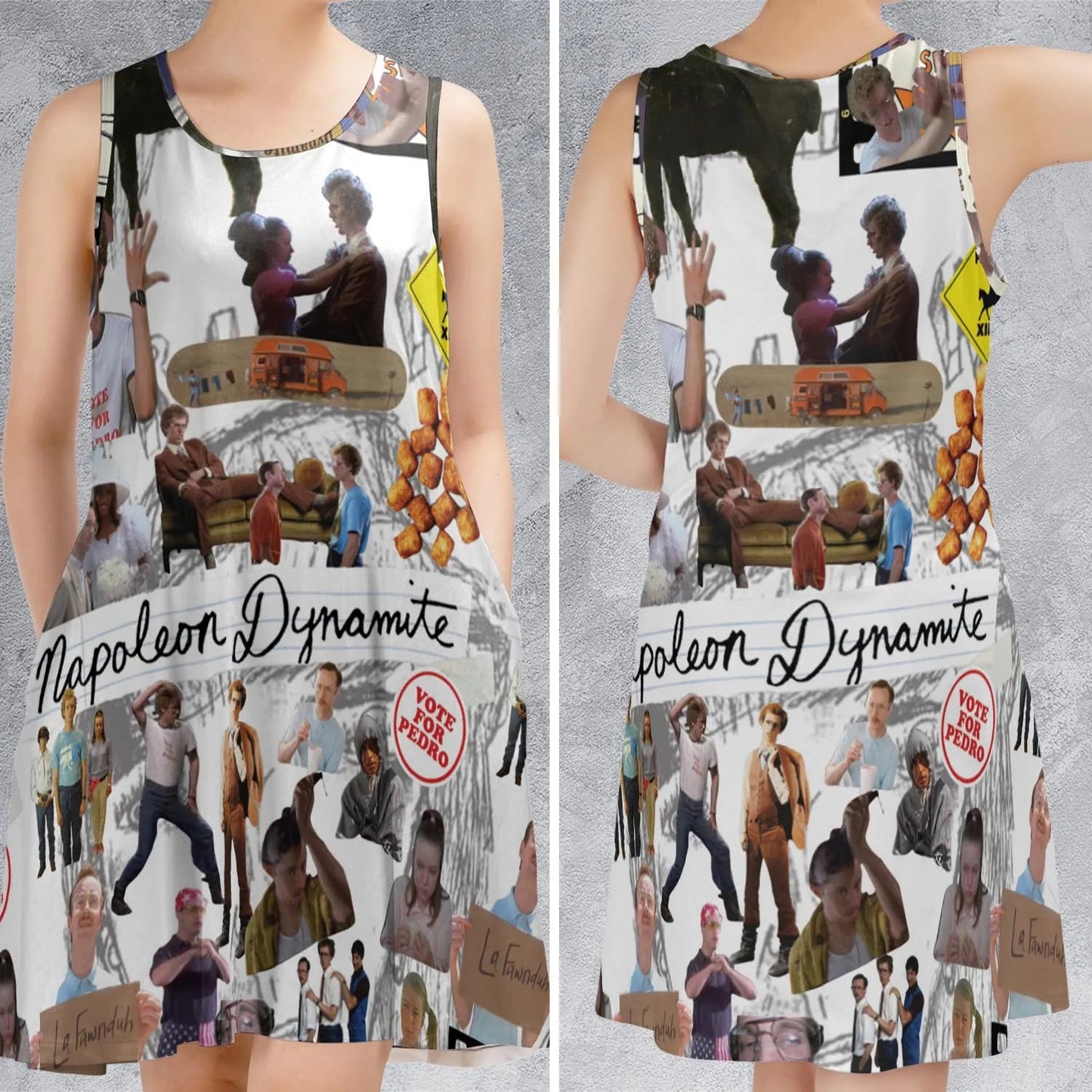 Casual Sleeveless Dress - SAFMSGV8