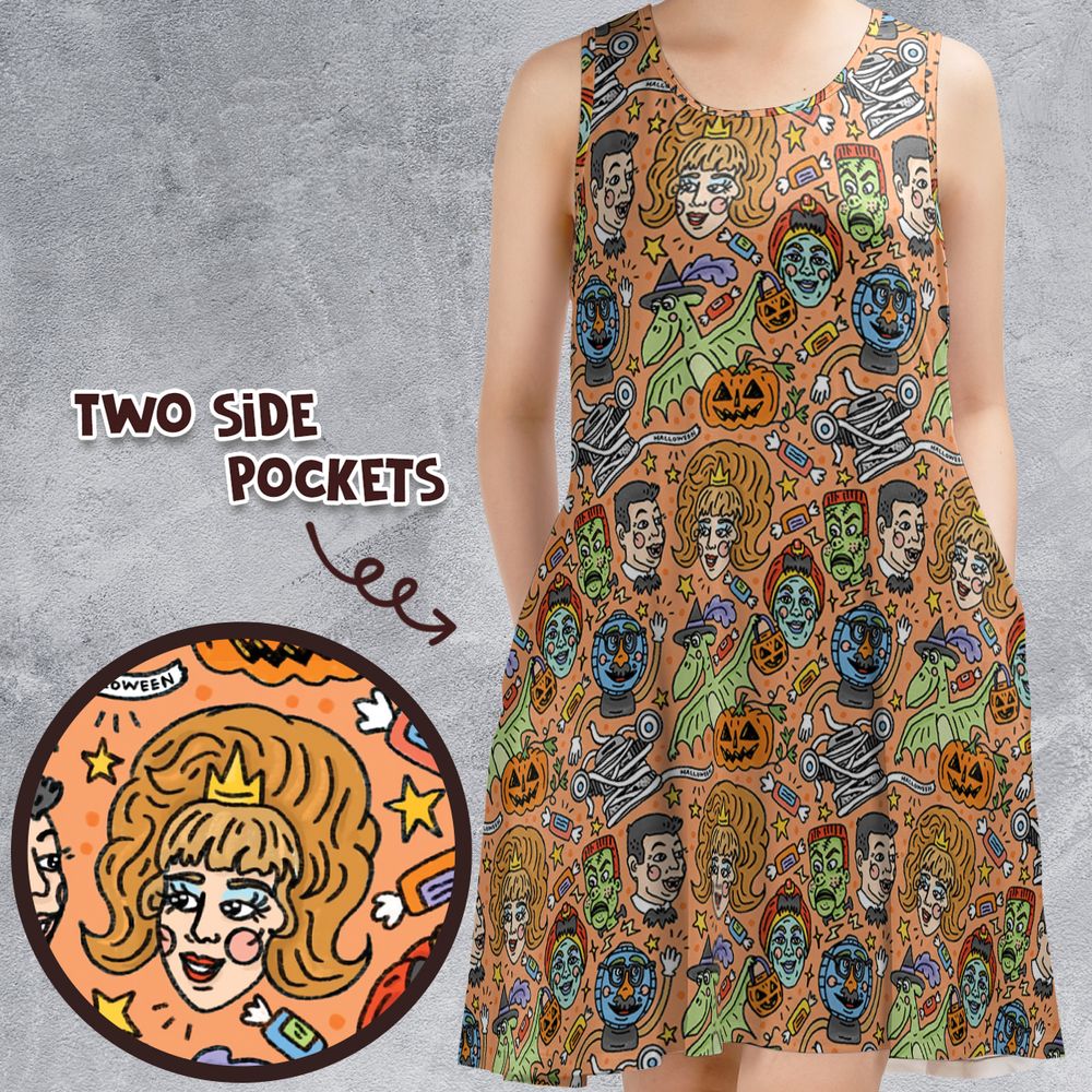 Sleeveless Dress - E6778KZA -  - 1