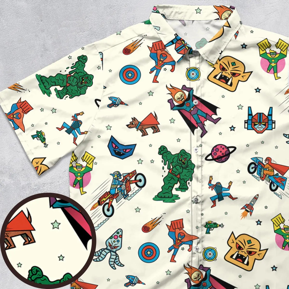 Short Sleeve Button Shirt - UZK6AJY7