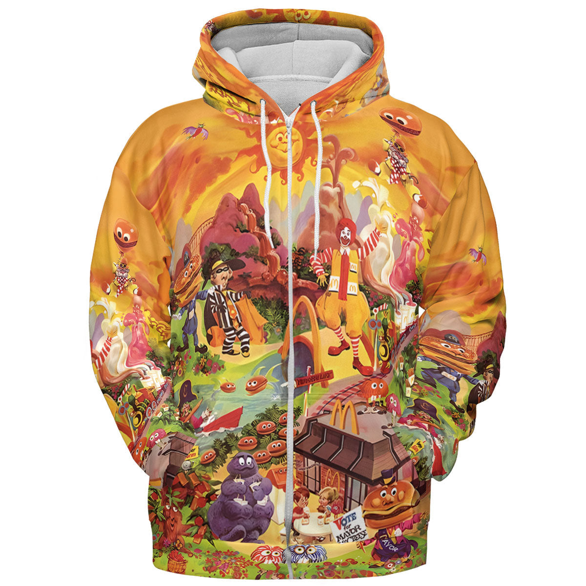 Full Print Hoodie - EDZQMKPH