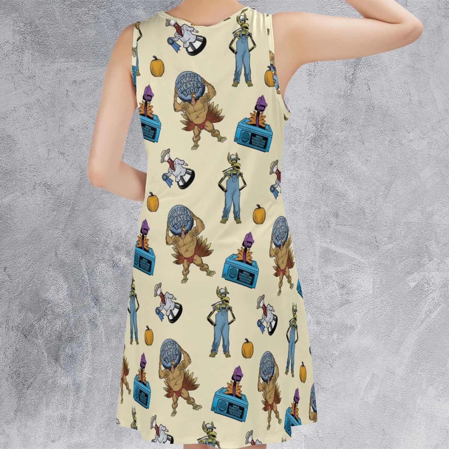 Casual Sleeveless Dress - 6EMMAYZ9