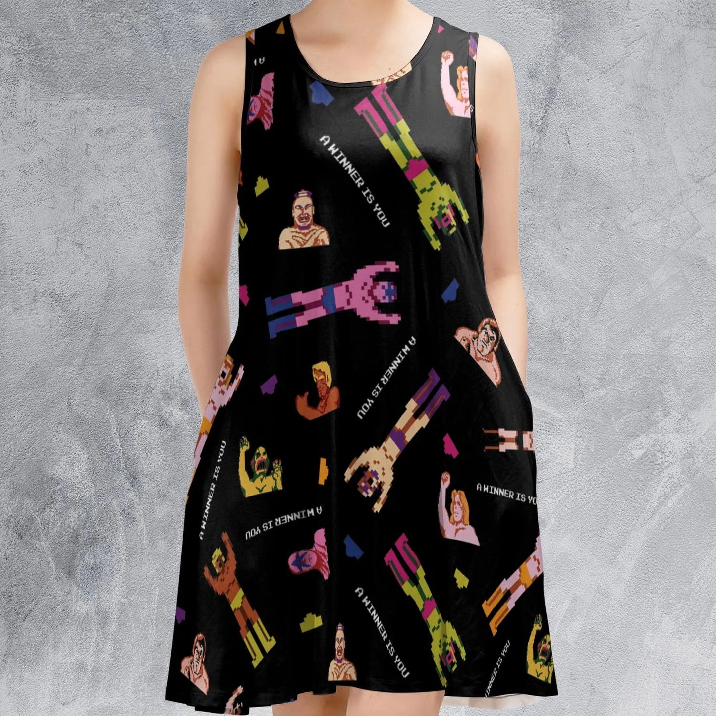 Casual Sleeveless Dress - T1NMT5YH