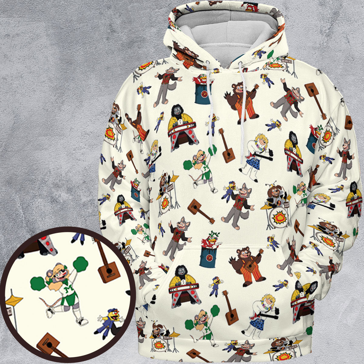 Full Print Hoodie - GVMHWTVJ