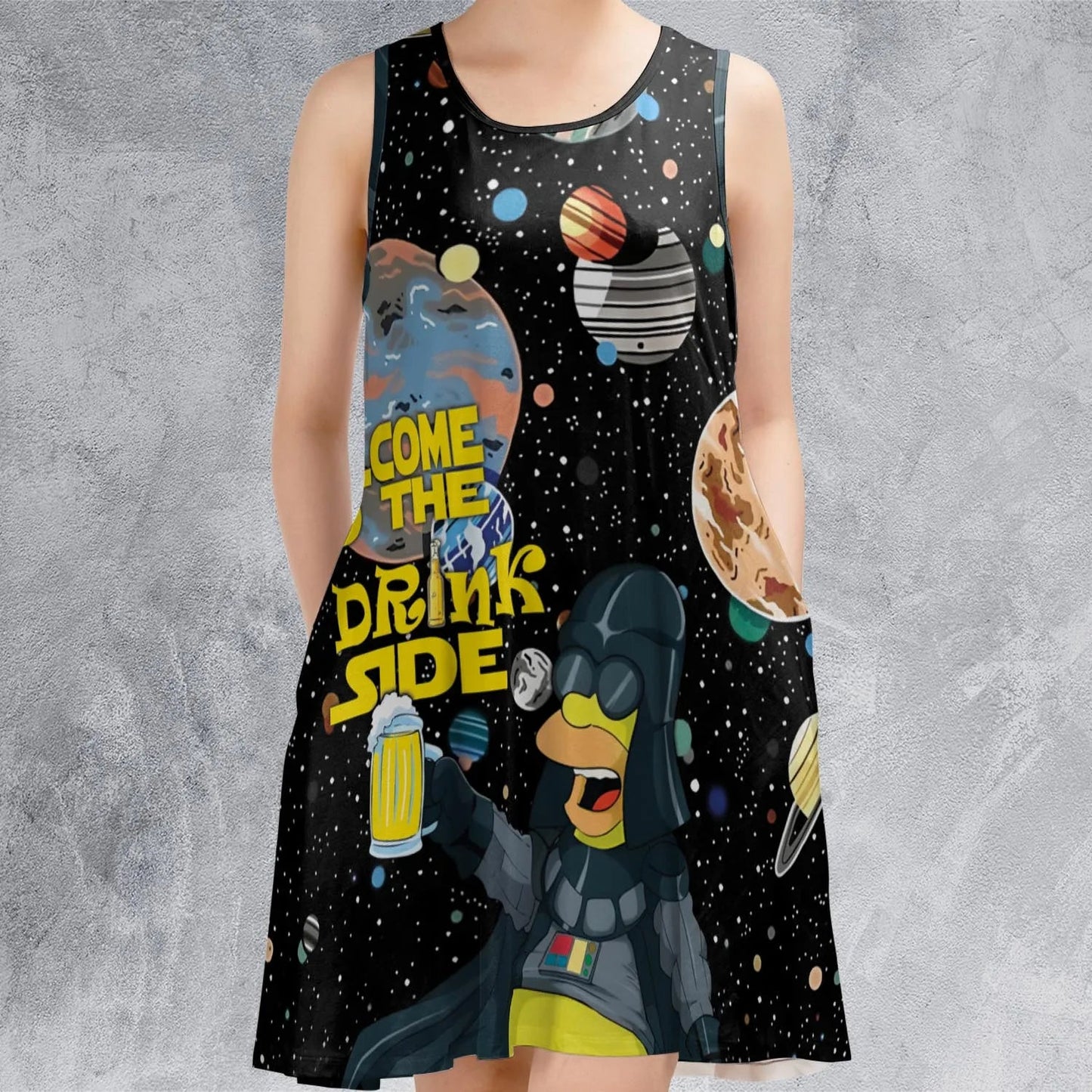 Casual Sleeveless Dress - U1BBN362