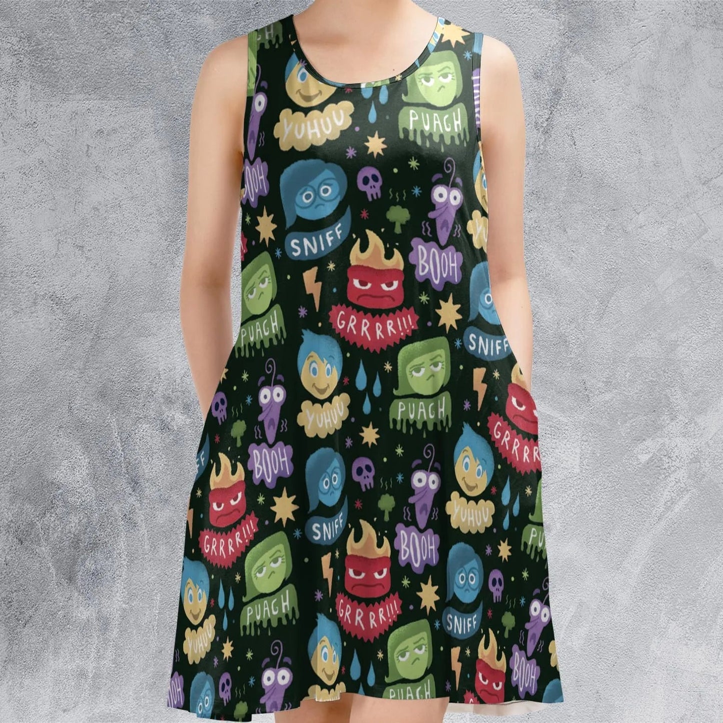 Casual Sleeveless Dress - ZWJX6TZV
