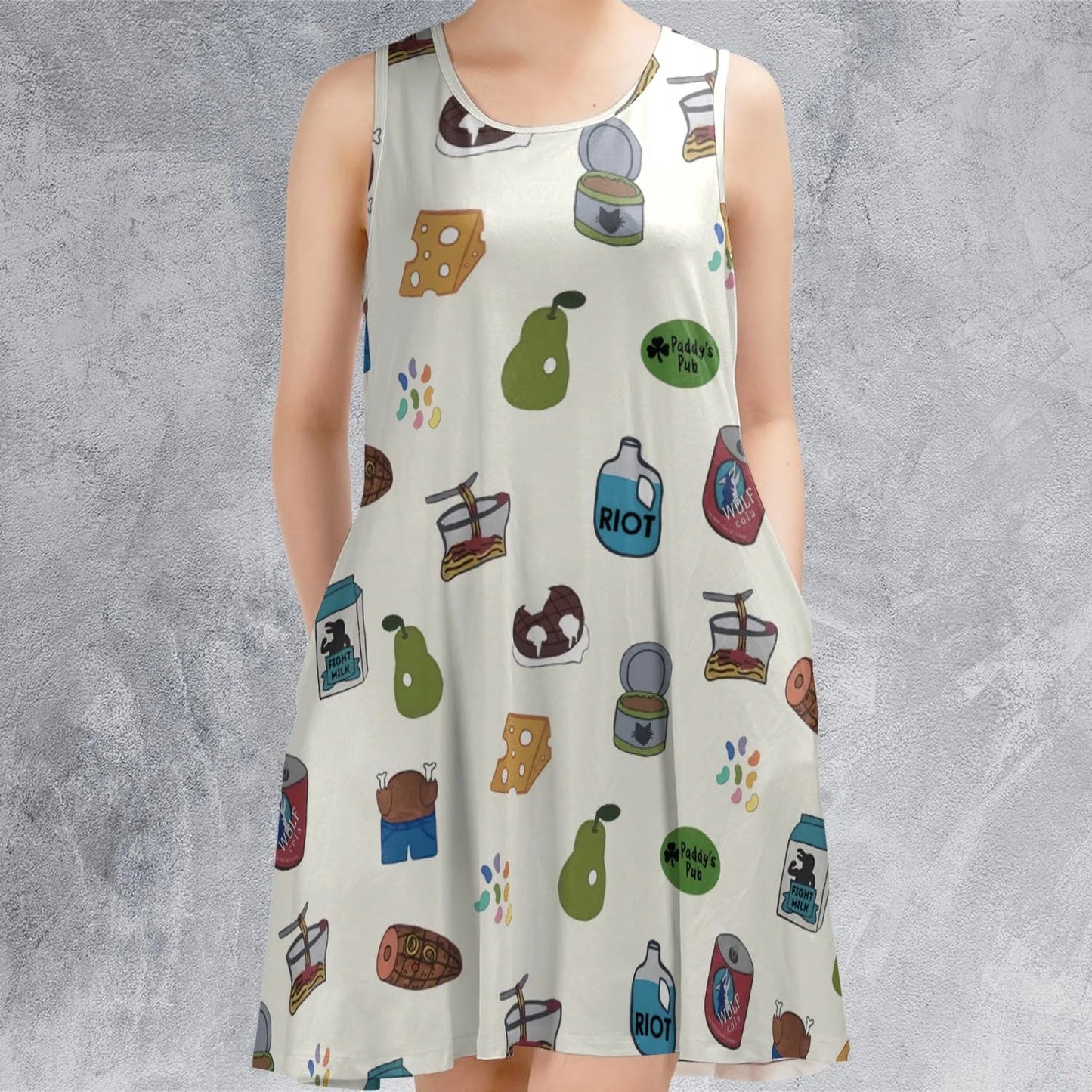 Casual Sleeveless Dress - VKDPE3XC