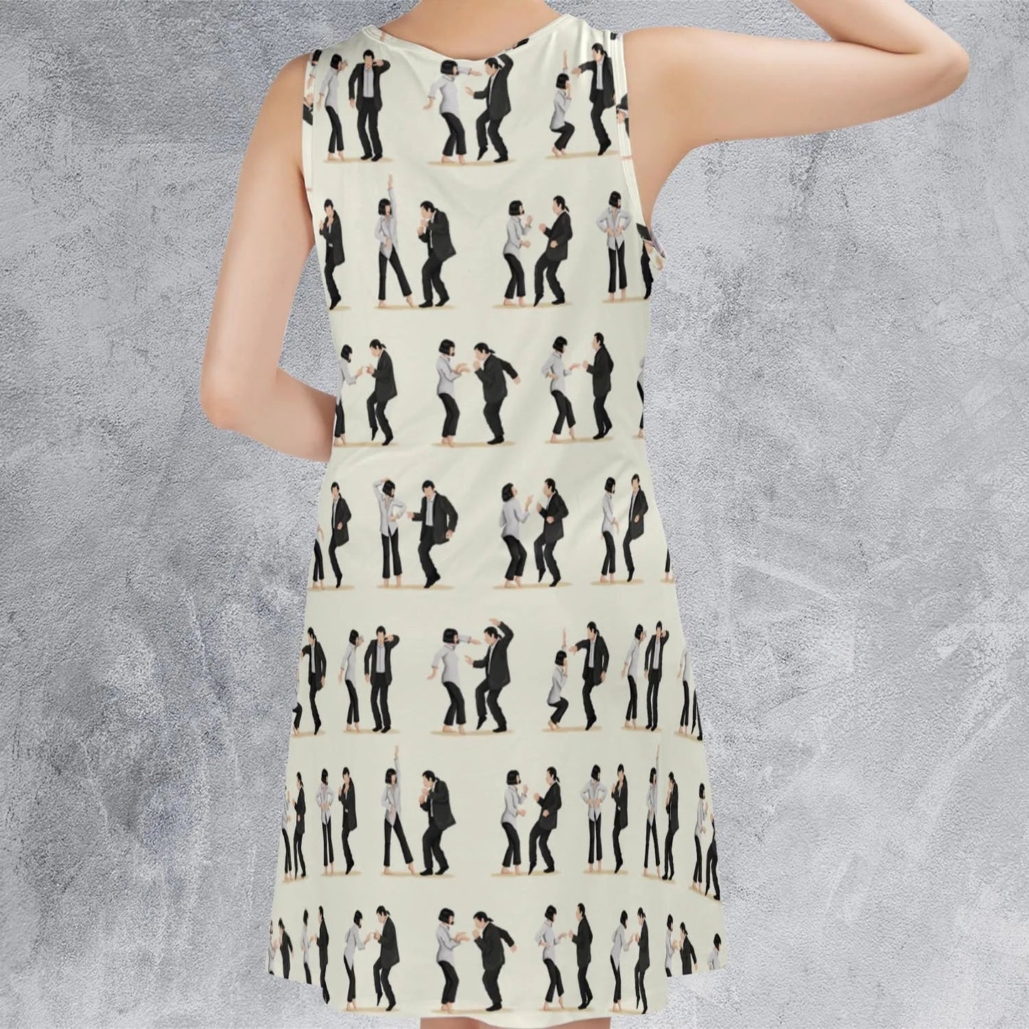 Casual Sleeveless Dress - L1Z43KE6