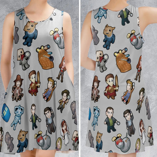 Casual Sleeveless Dress - 87GVQQGZ