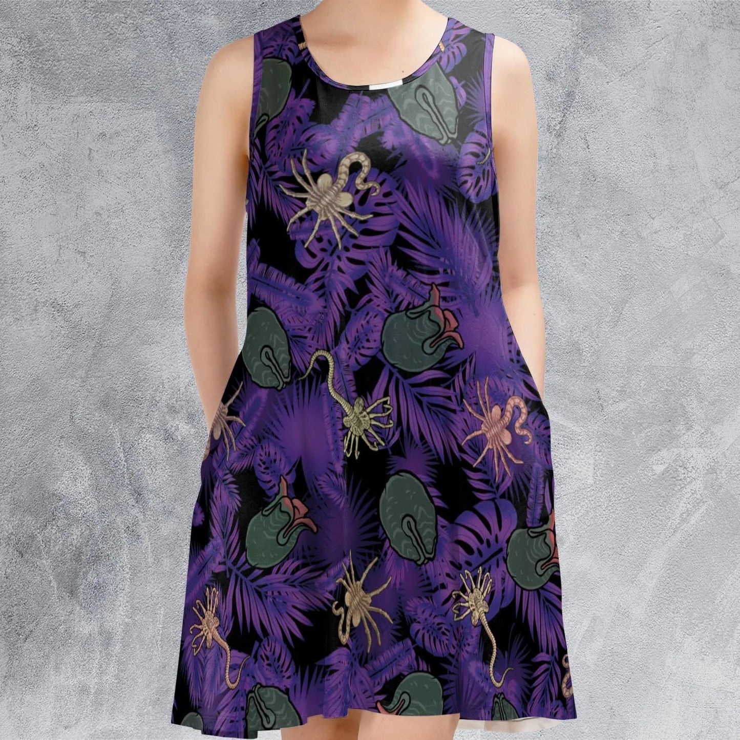 Casual Sleeveless Dress - PT4FAWK9