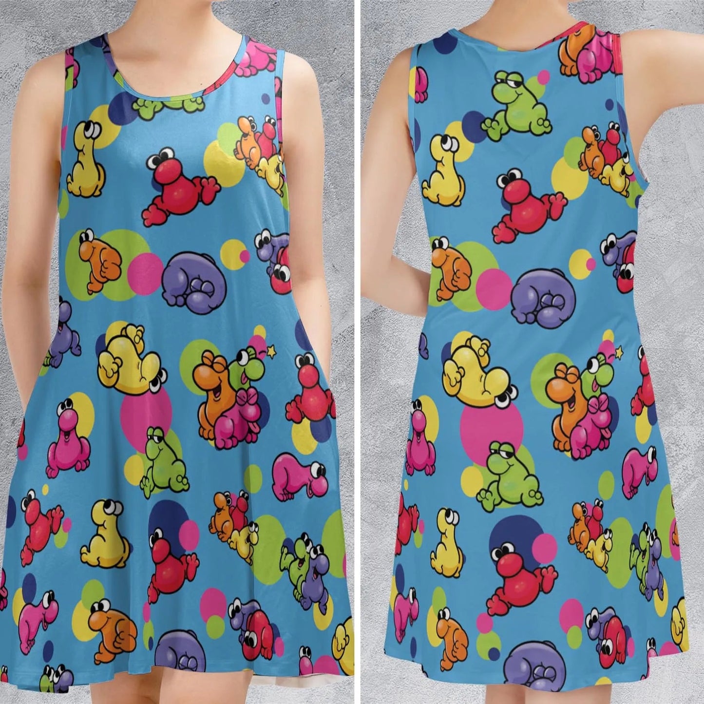 Casual Sleeveless Dress - 29GGNAPW