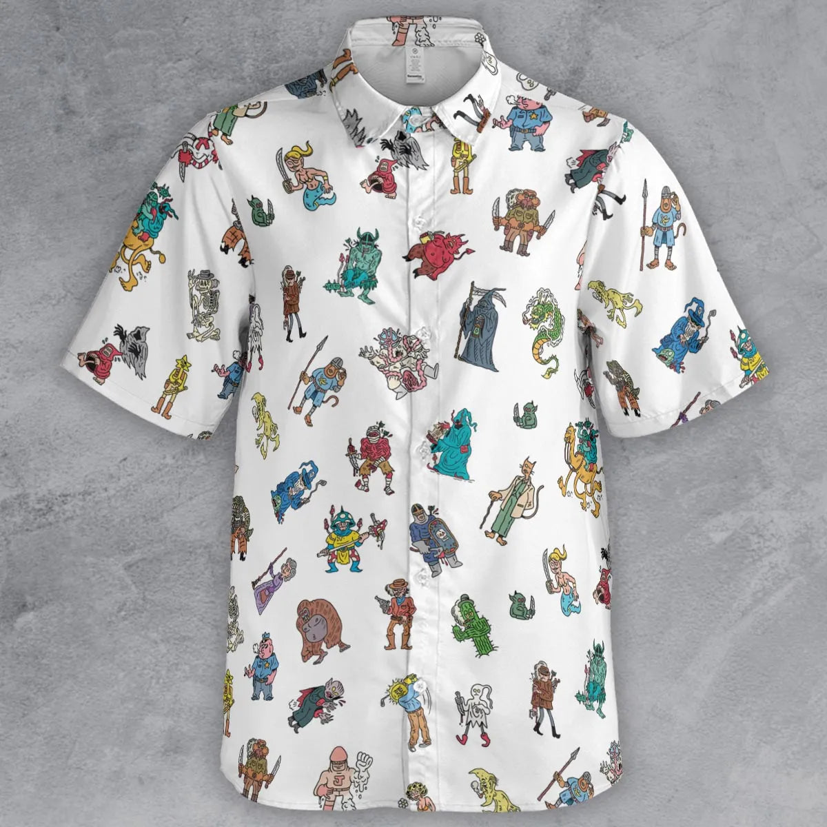 Short Sleeve Button Shirt - QEPYDG29