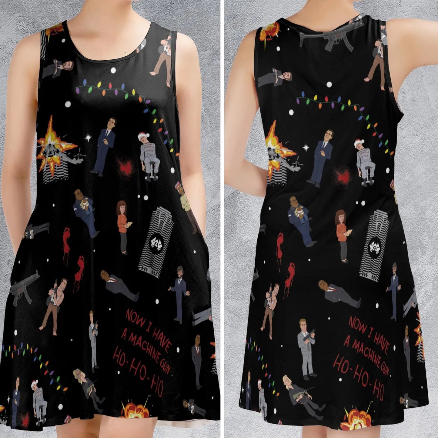 Casual Sleeveless Dress - 6LJGJ8Q1