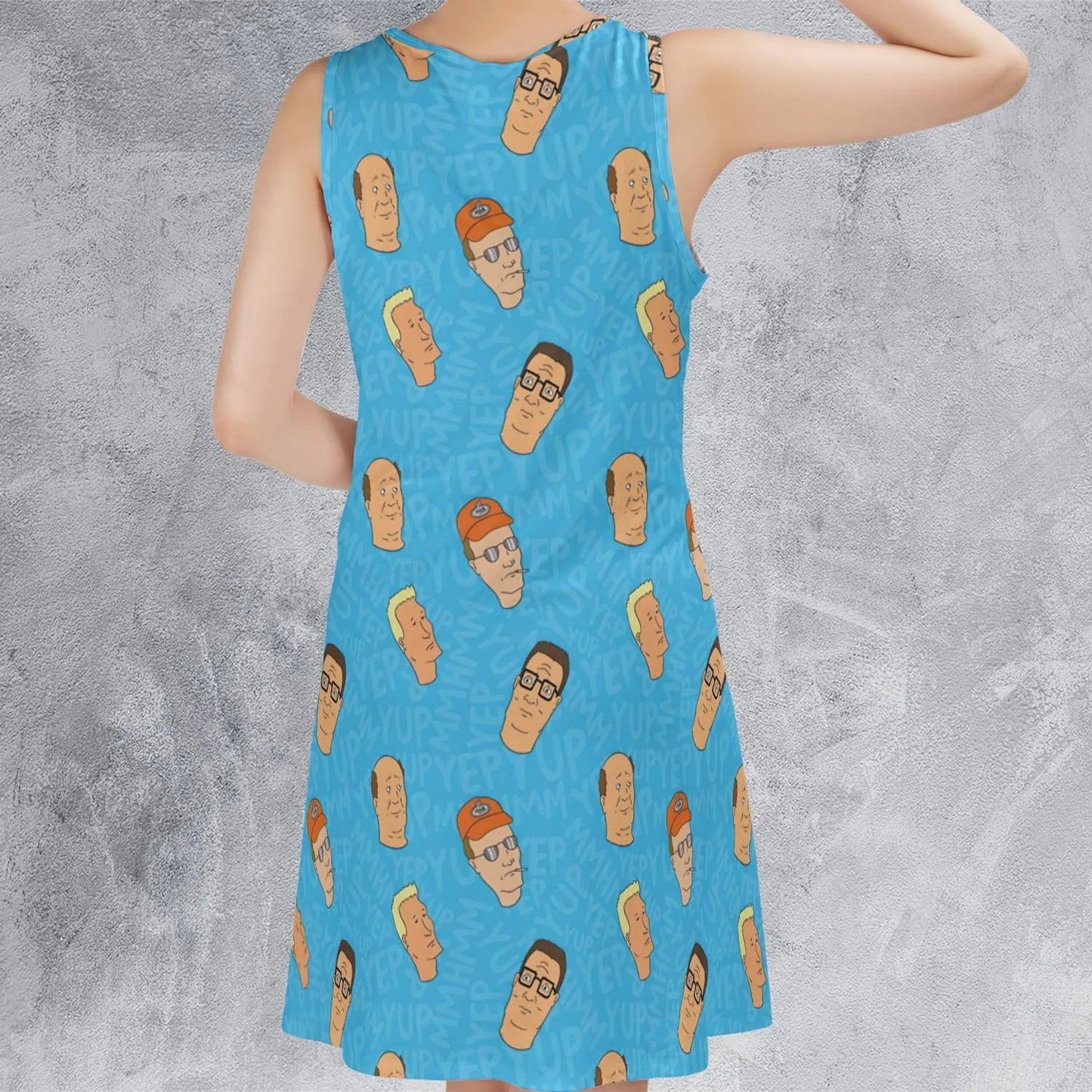 Casual Sleeveless Dress - 7TFXGCD4