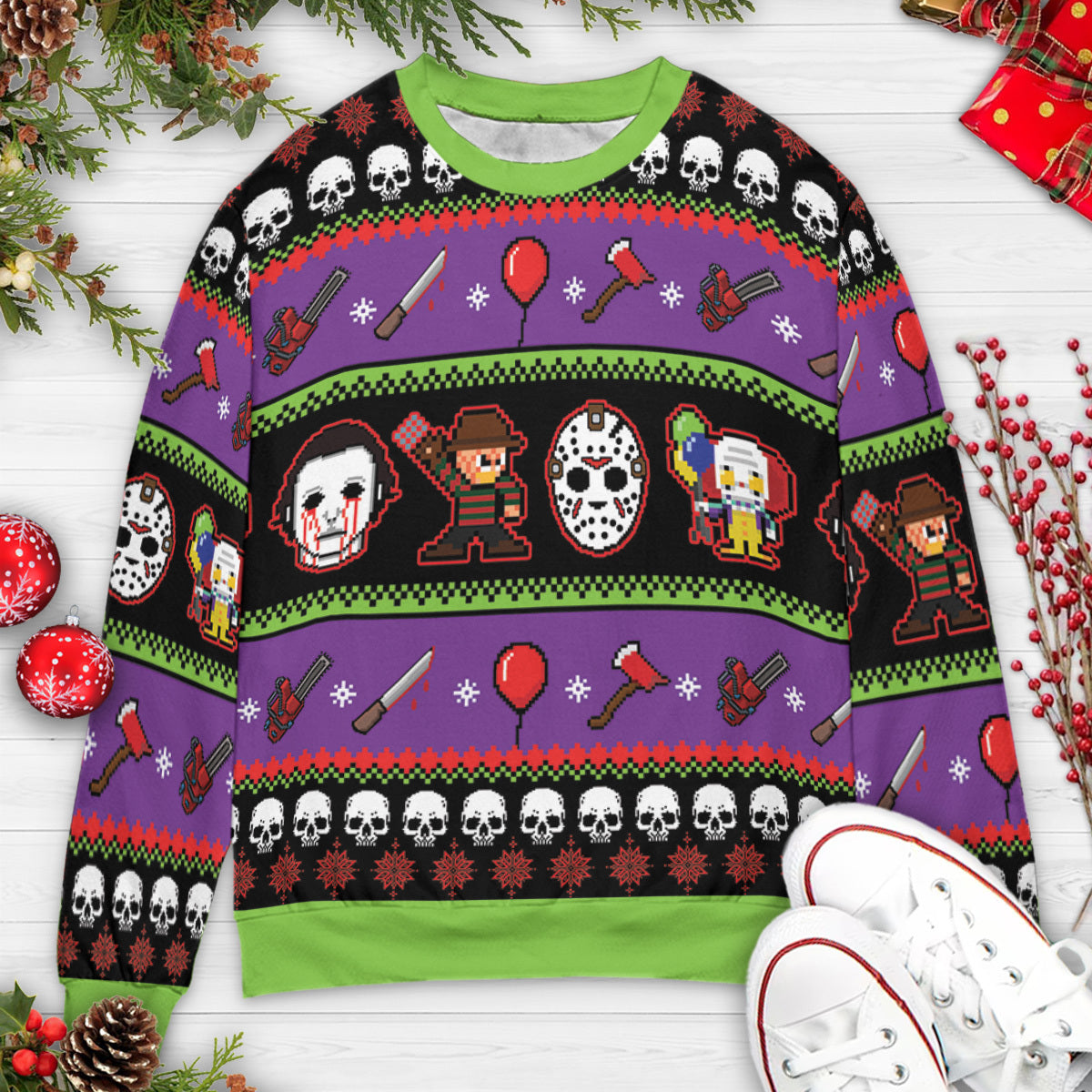 Ugly Christmas Sweatshirt - MHGE5DDB
