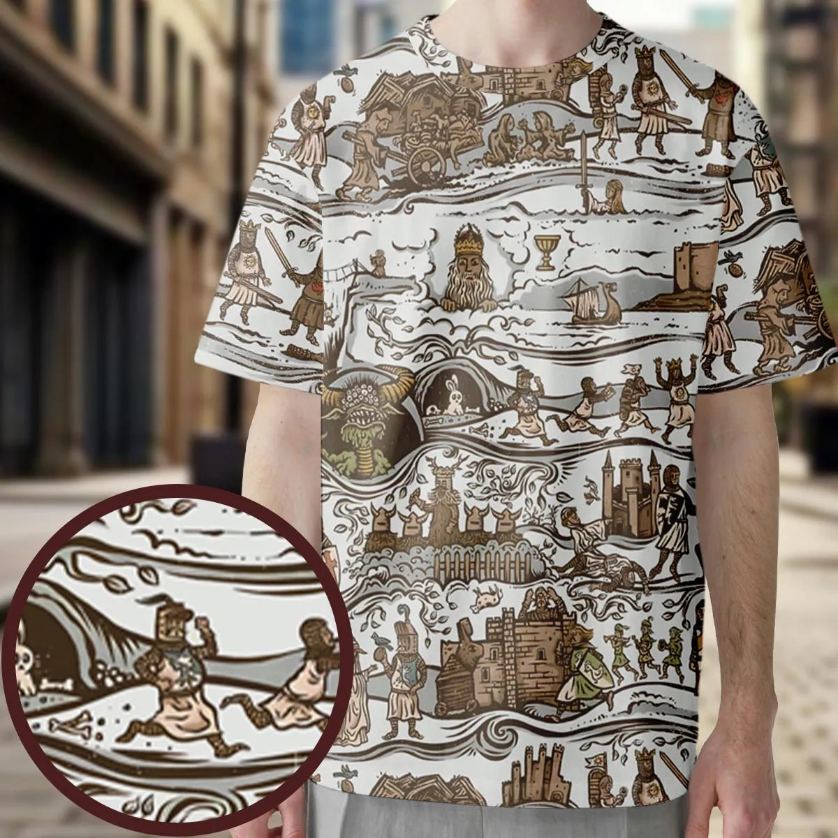 Full Print T-Shirt - 667AU6F4
