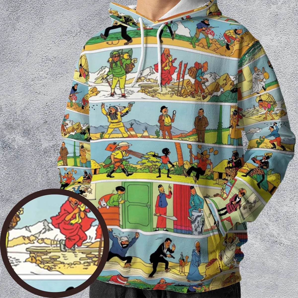Full Print Hoodie - XEH93YBK