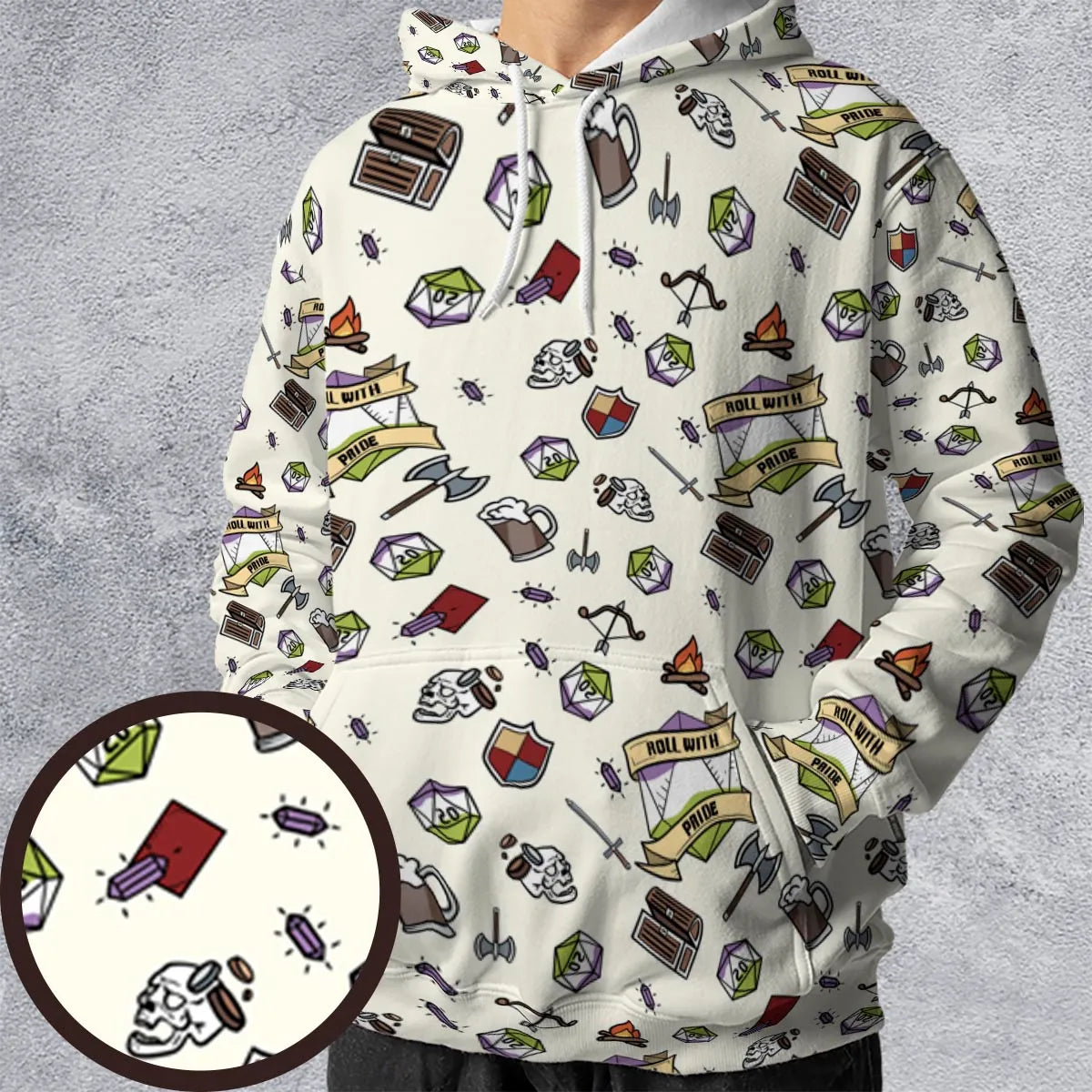 Full Print Hoodie - GB8TE1RY