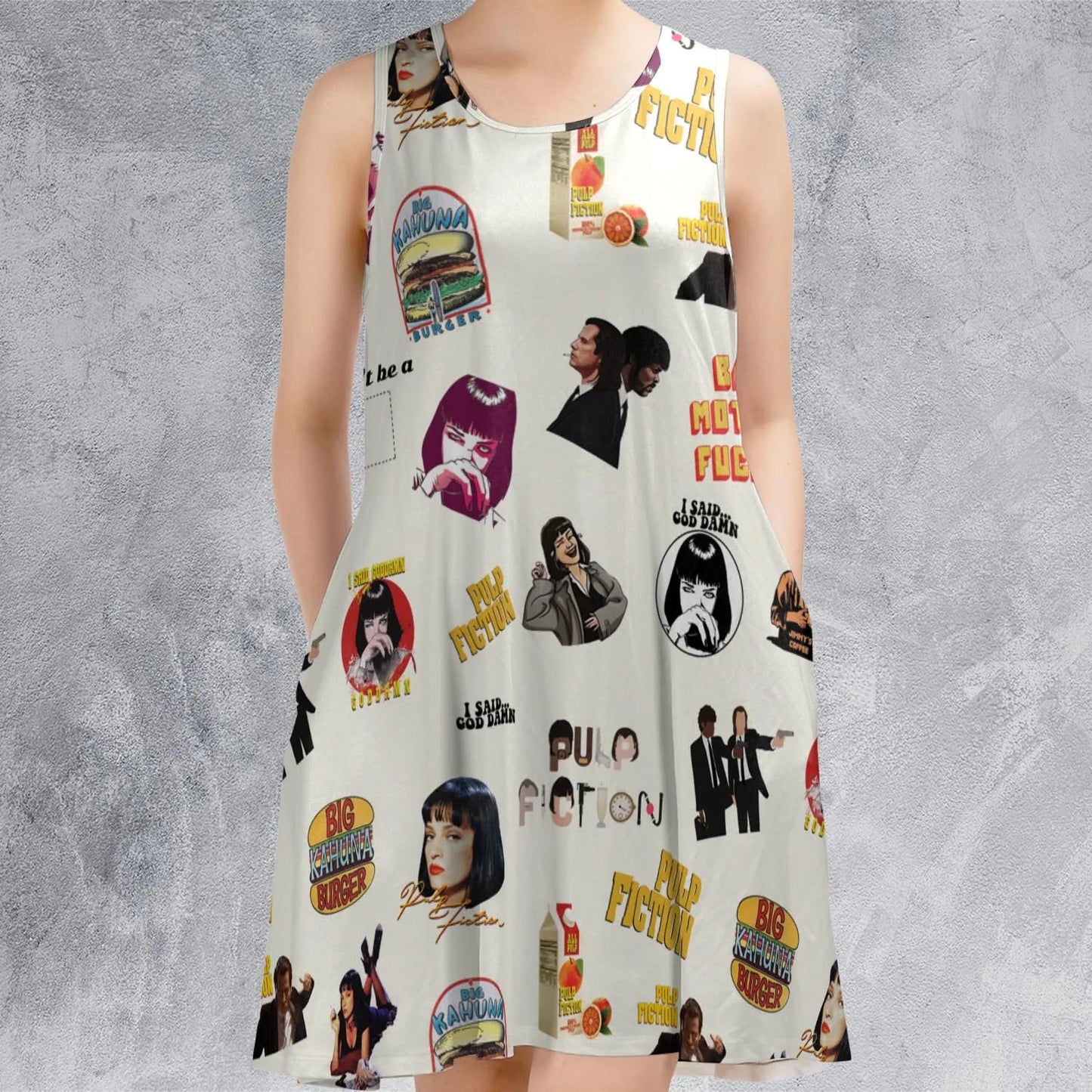 Casual Sleeveless Dress - UPH8PMQN