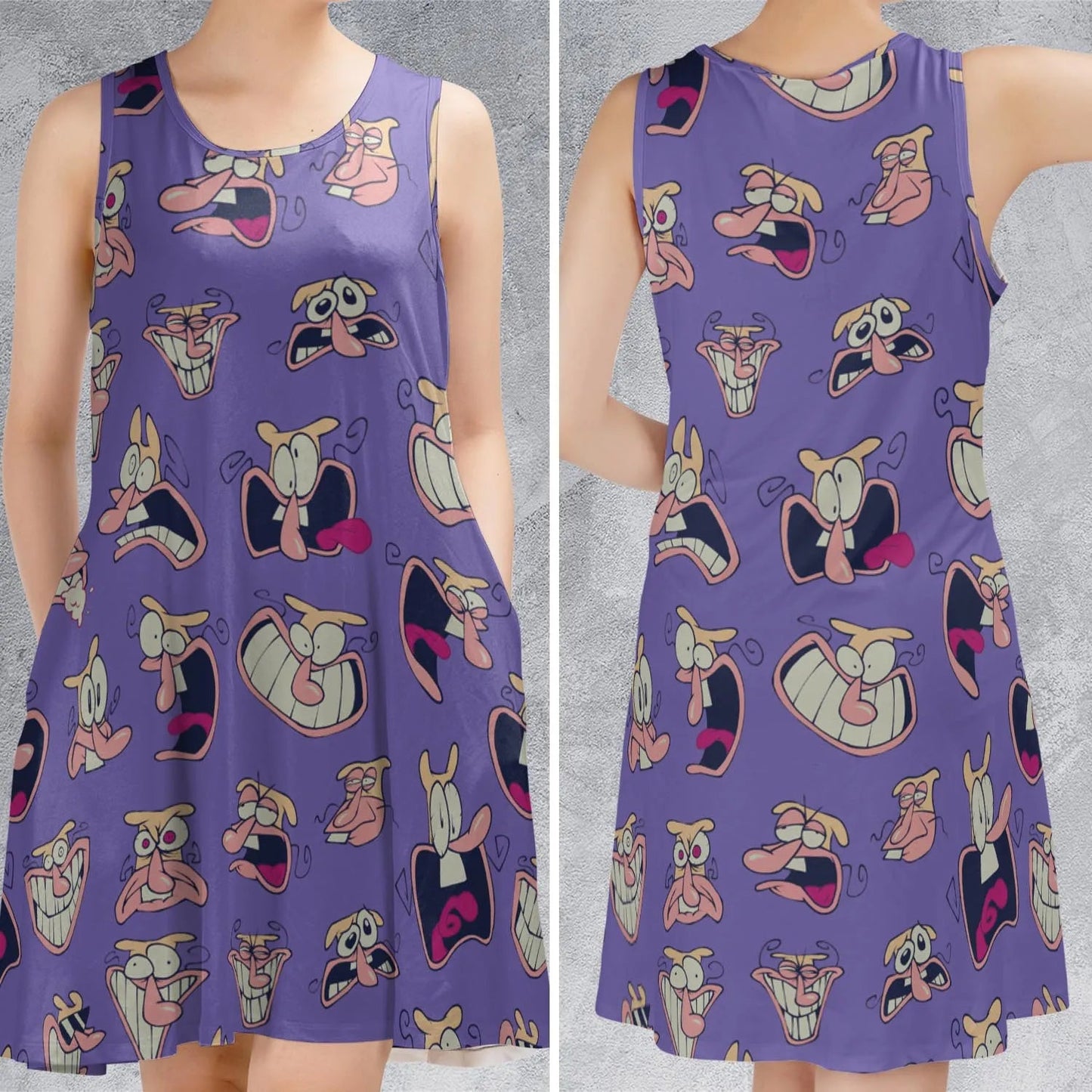 Casual Sleeveless Dress - 5VEMGN2L
