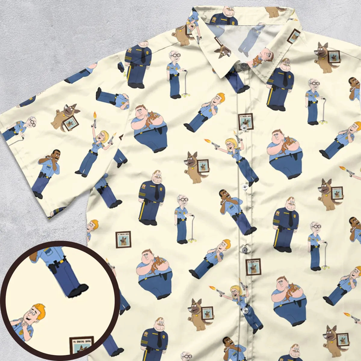Short Sleeve Button Shirt - F74FL25H