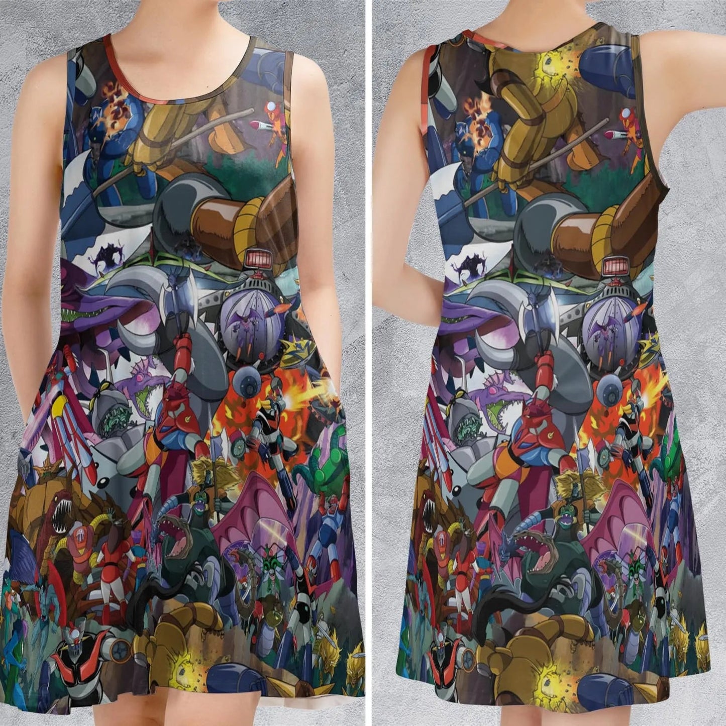 Casual Sleeveless Dress - 9MM49QX9