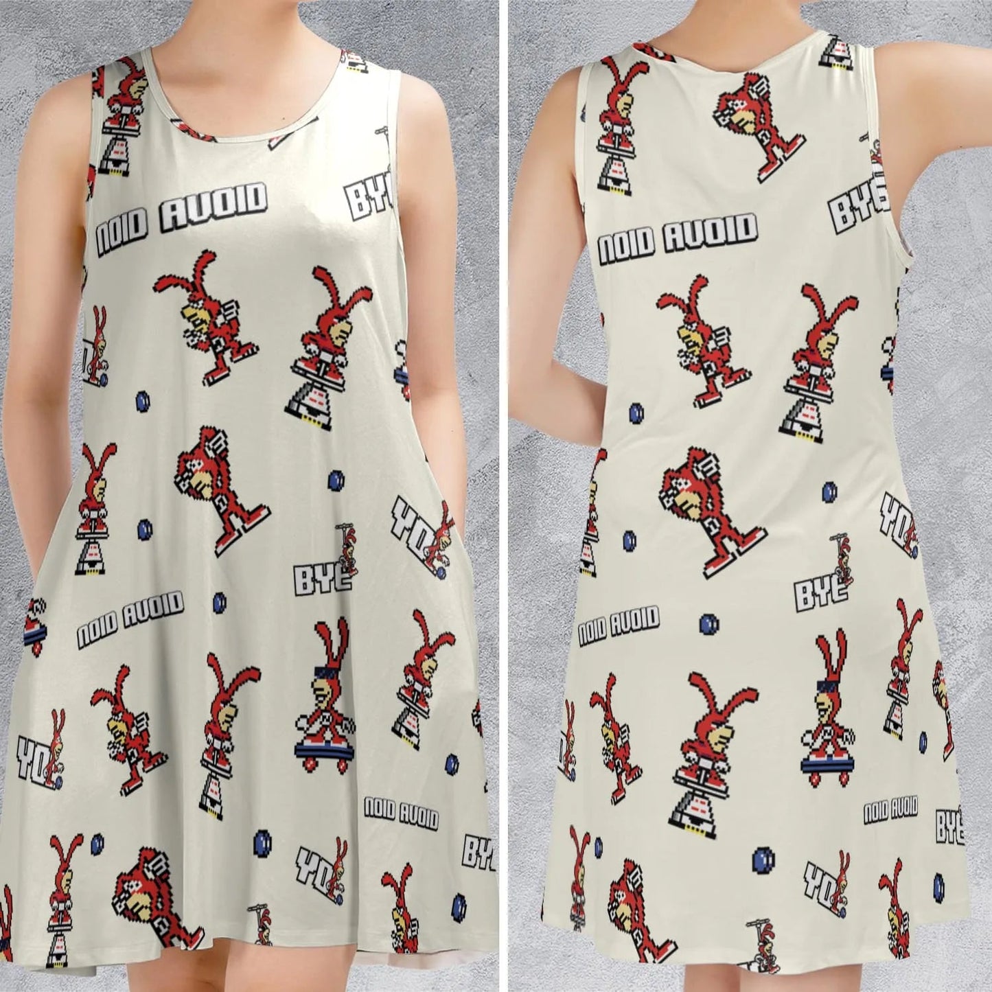 Casual Sleeveless Dress - 41ECUKDA