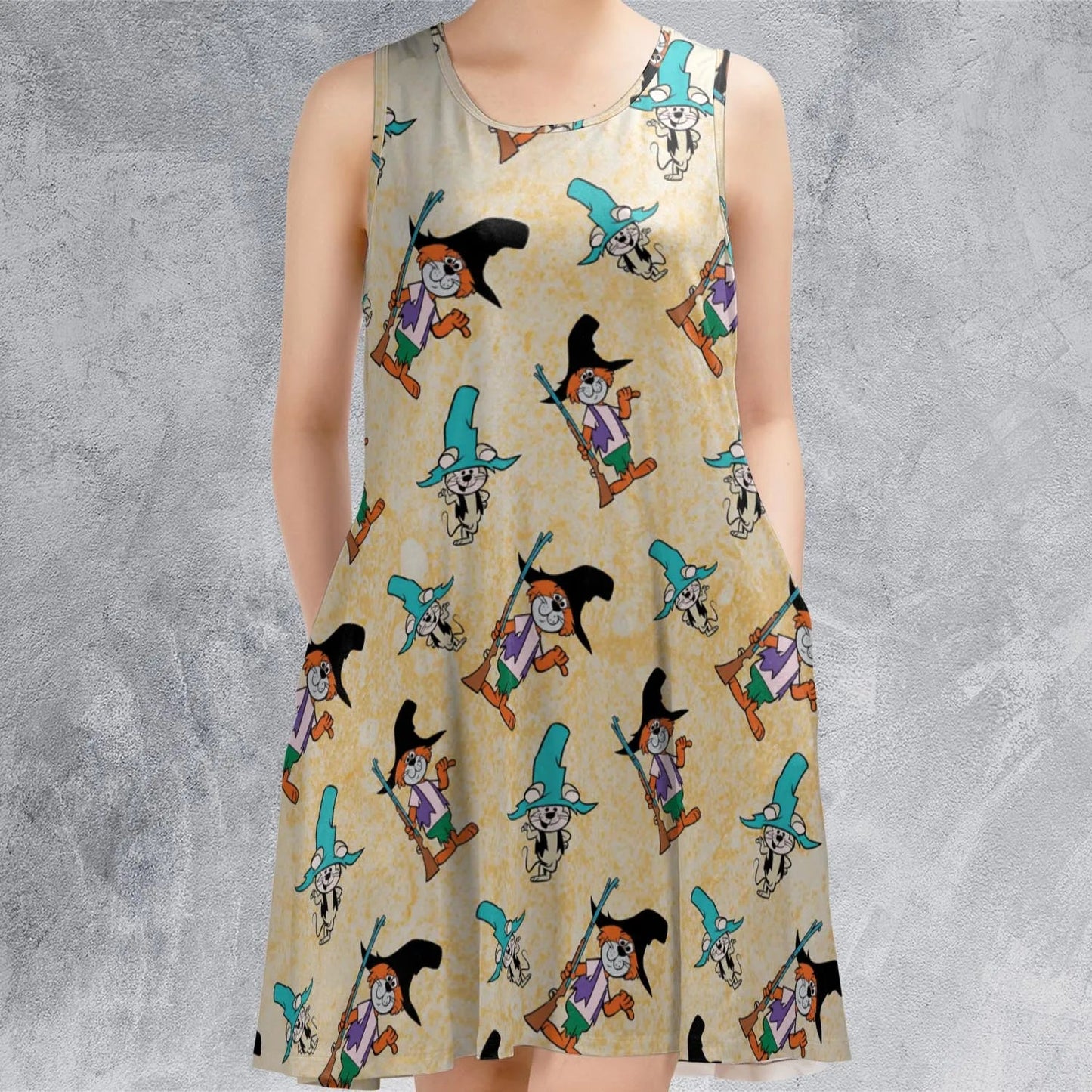 Casual Sleeveless Dress - FW91RLCZ