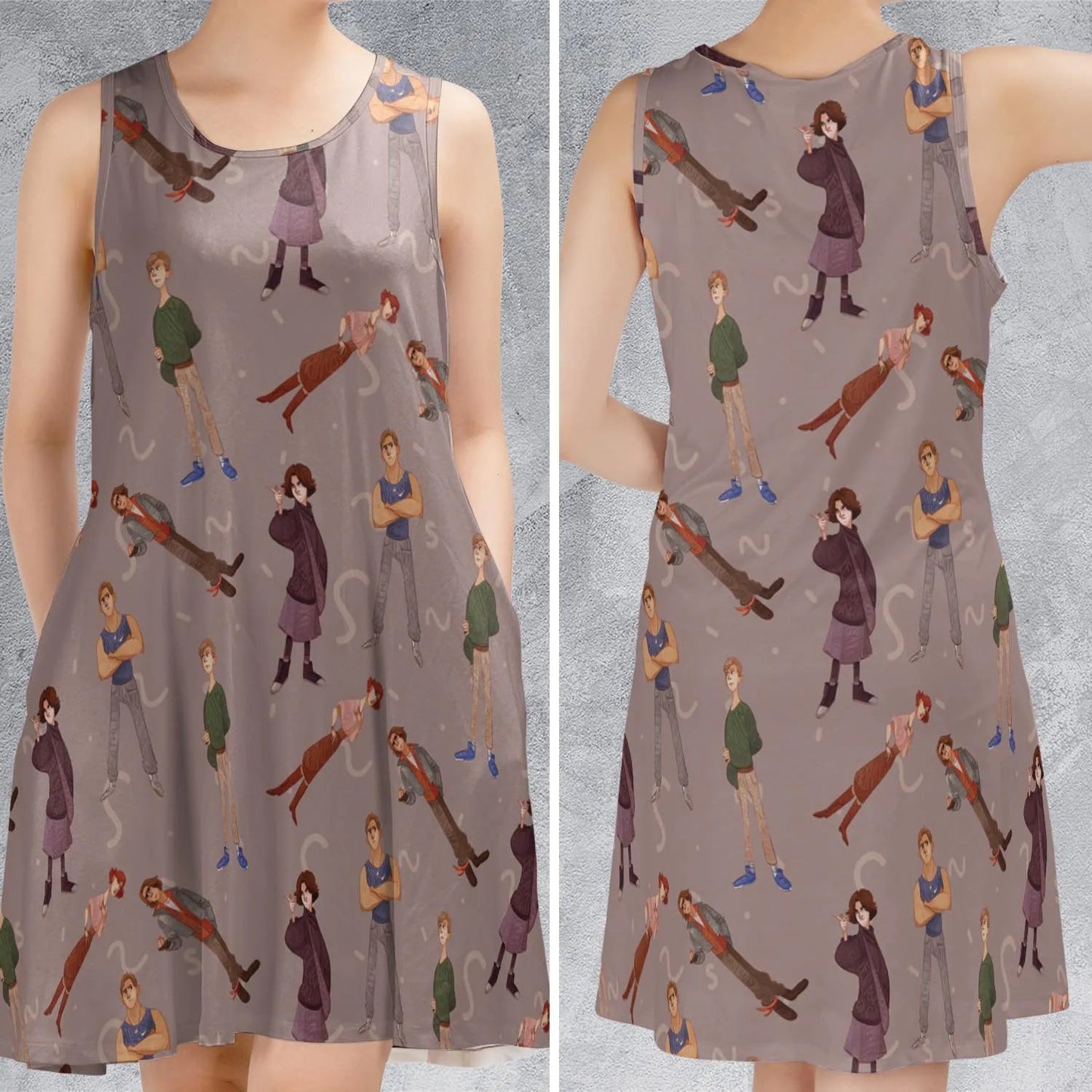 Casual Sleeveless Dress - PH5RR2QT